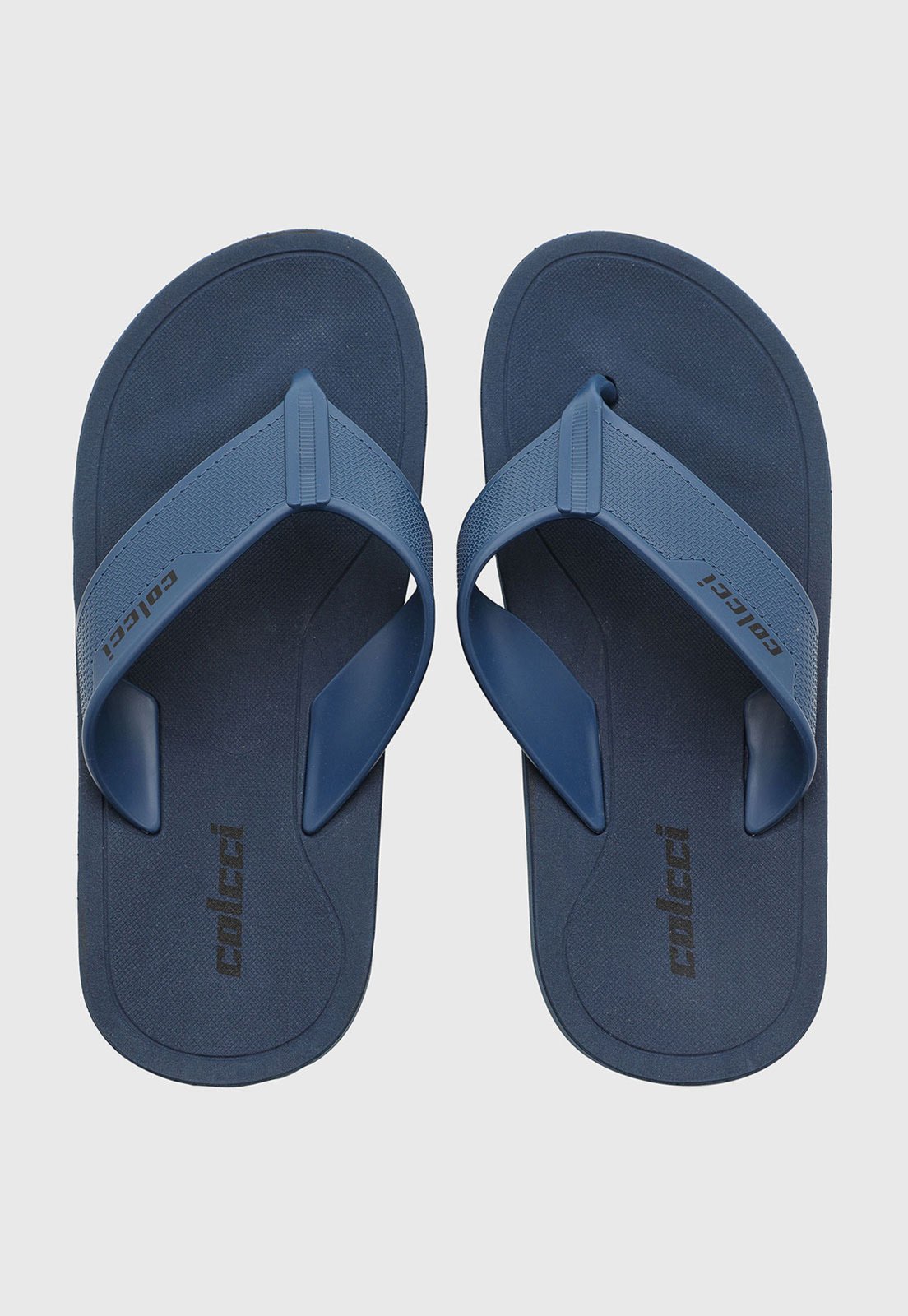Chinelo Masculino Colcci Tira Larga Logo Azul
