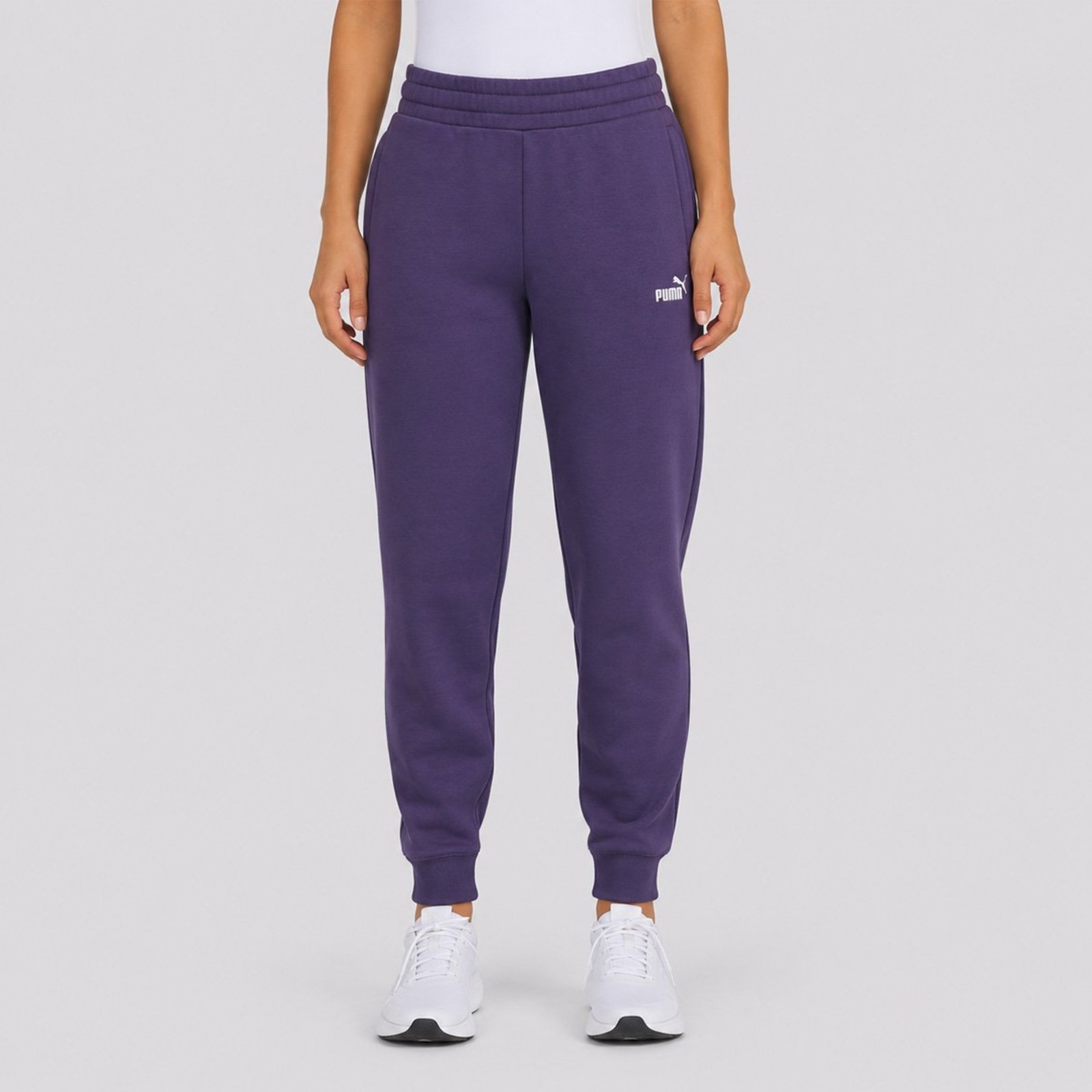 Calça Puma Ess Small No.1 Logo Feminina Roxa