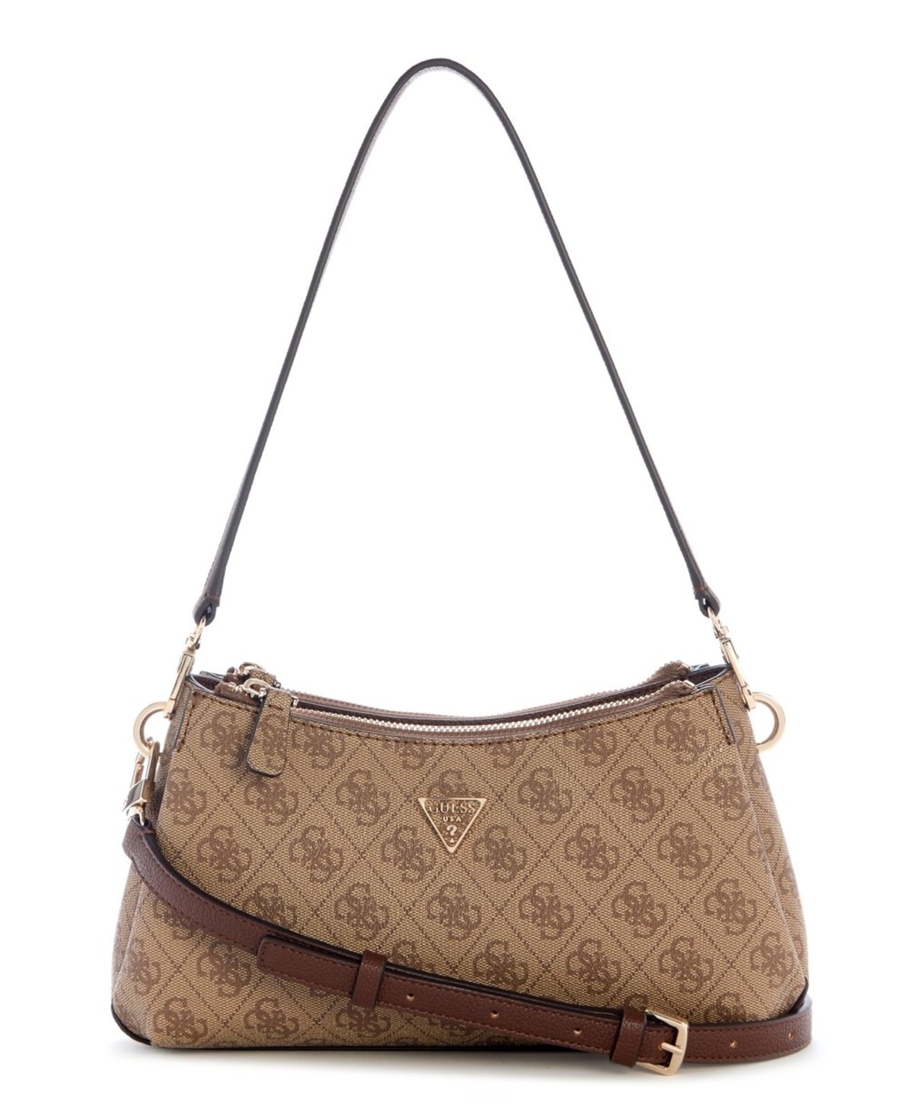 Bolsa Guess Mini Noelle Ii Transversal Caramelo