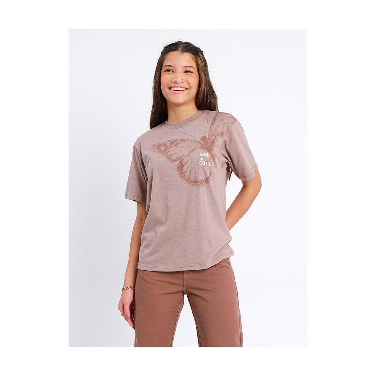 Infantil - Maxi T-shirt Poah Cool Butterfly Poah Noah 12 Bege