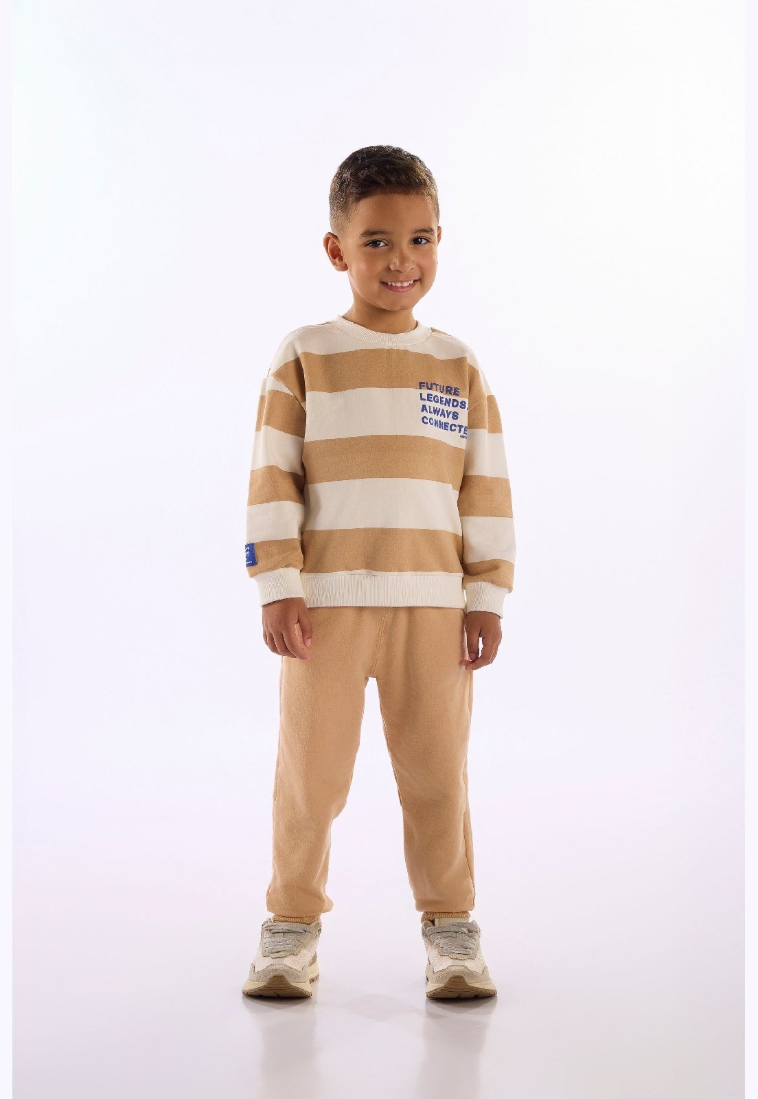Infantil - Conjunto Masc Molecotton Up Baby Bege