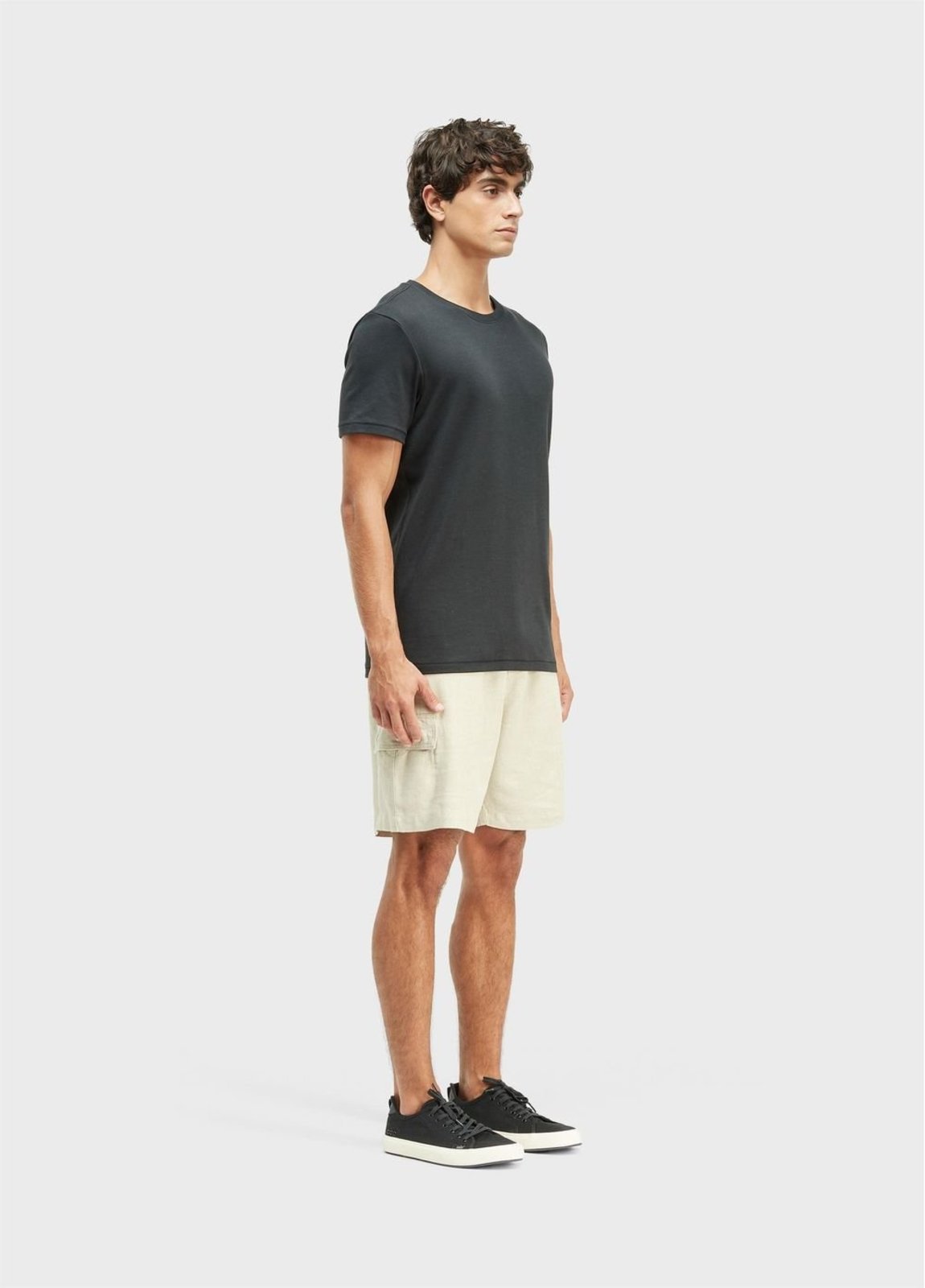 Vista 3 Bermuda cargo linen Osklen off-white Osklen off-white