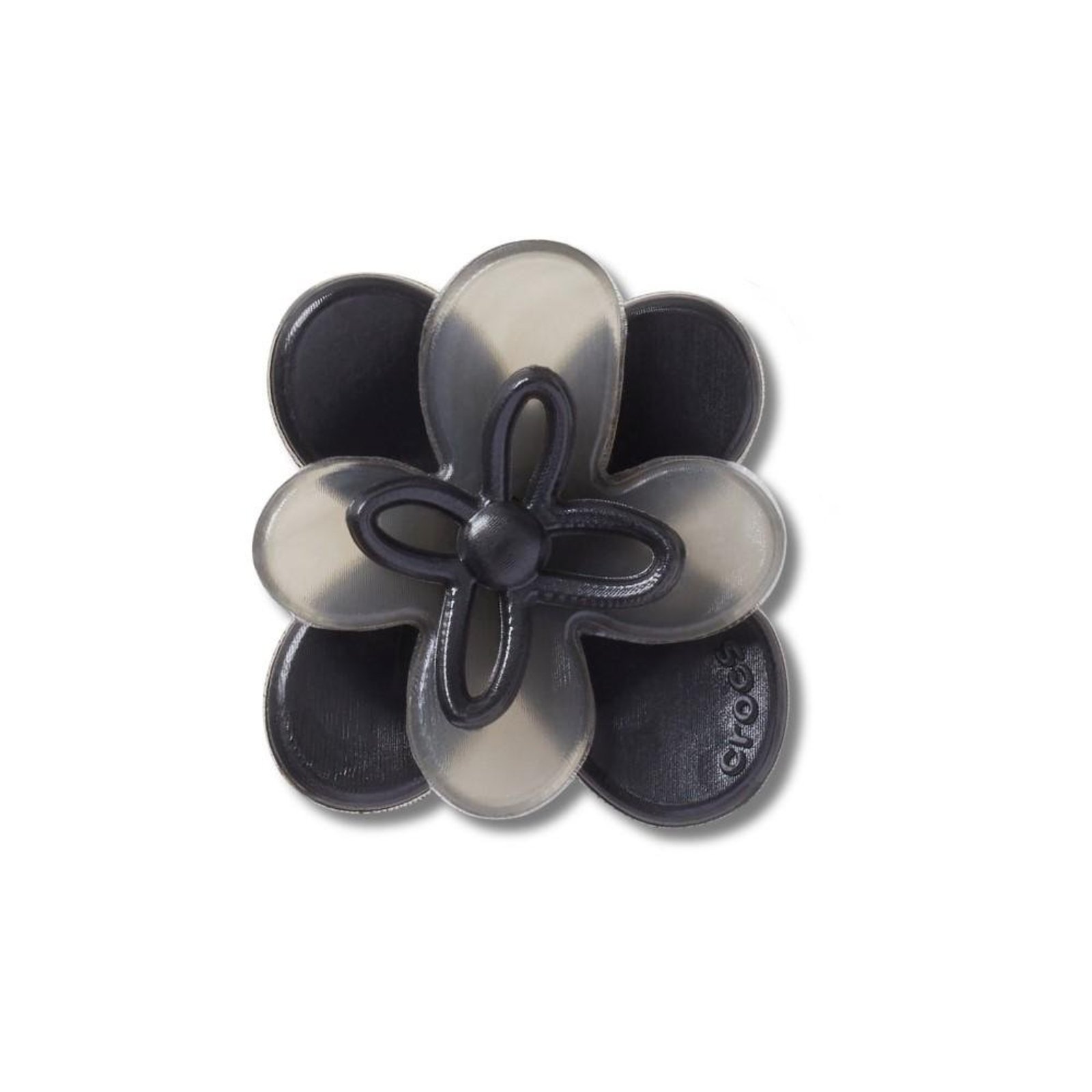 Infantil - Jibbitz™ Flor Preta Florescendo 1 Único Branco