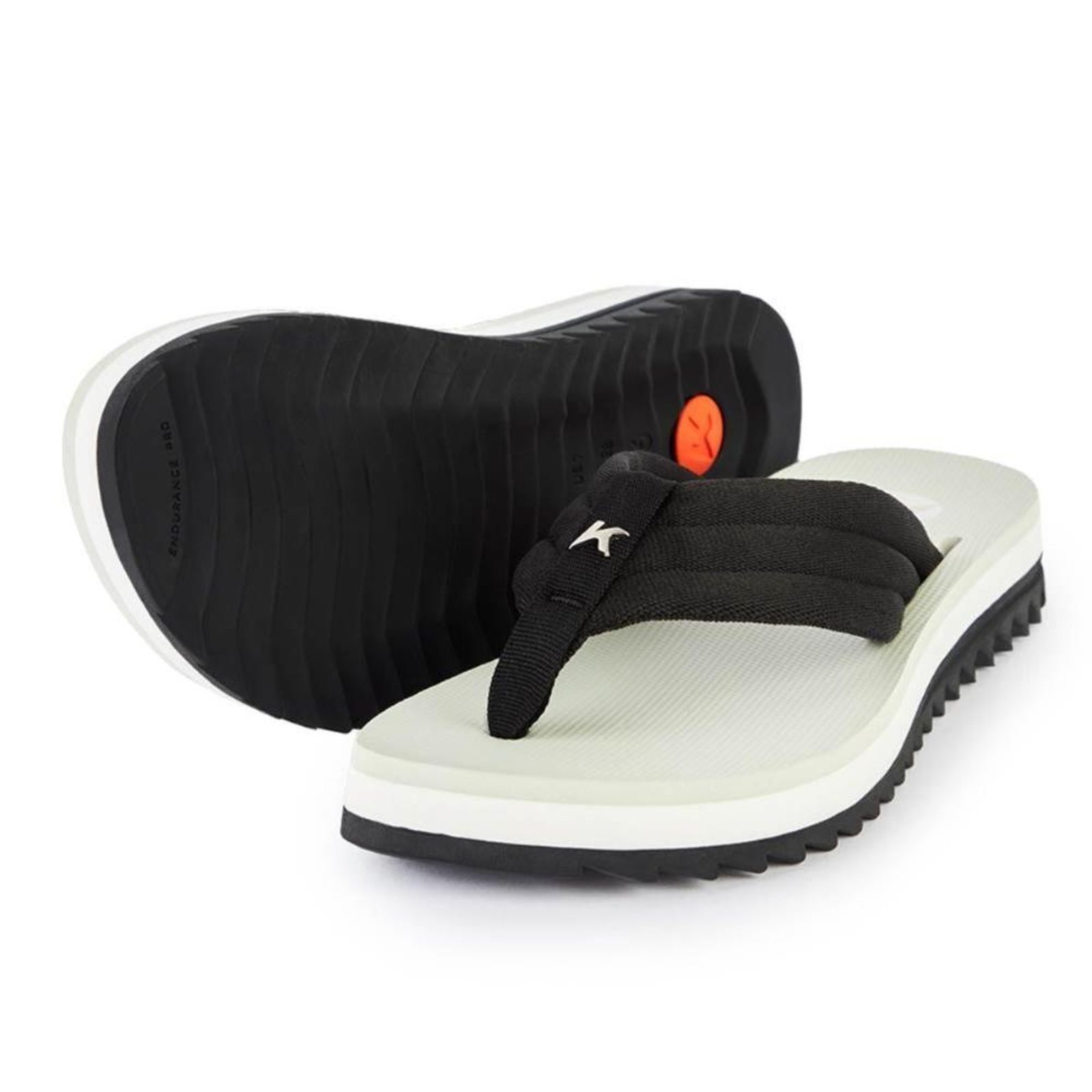 Chinelo Kenner Kyra Pro Comfy Feminino - Branco e Preto