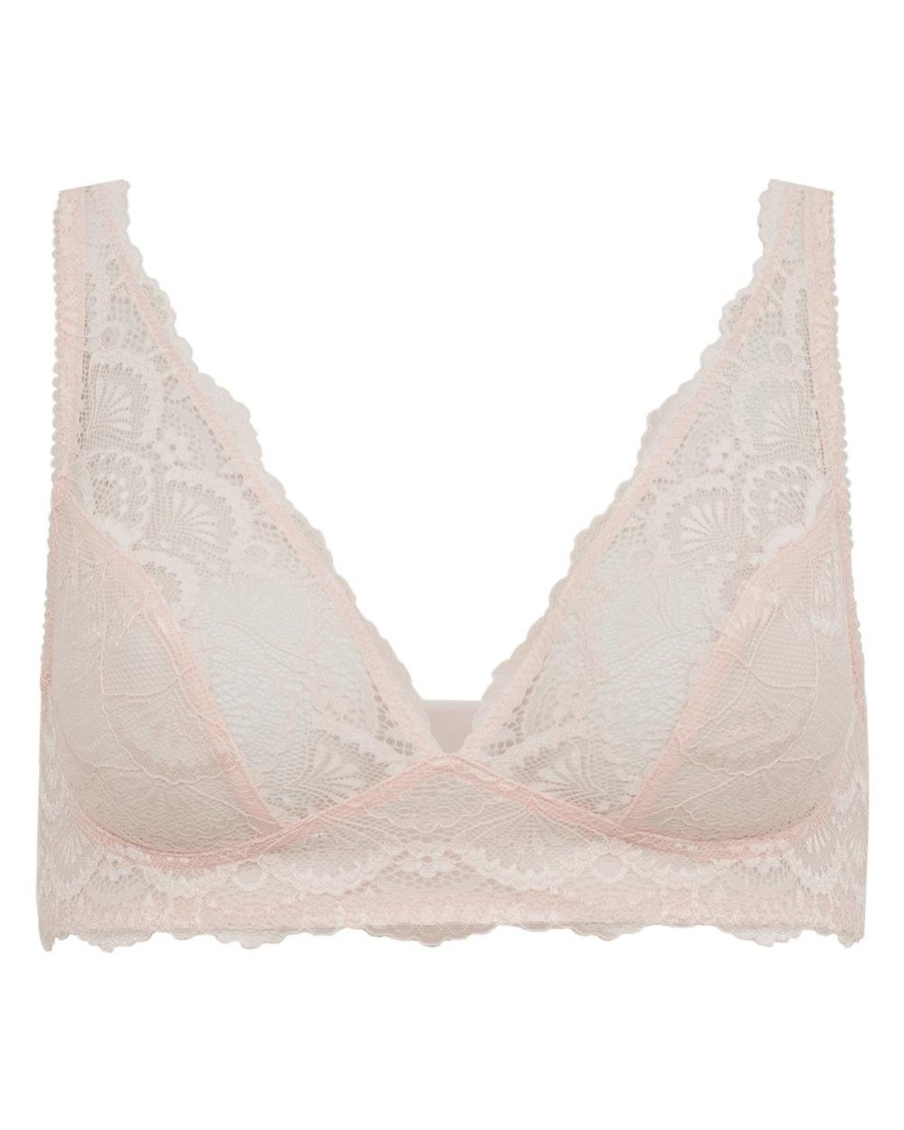 Sutiã Triângulo Renda Shiny Love Rosa Potpourri