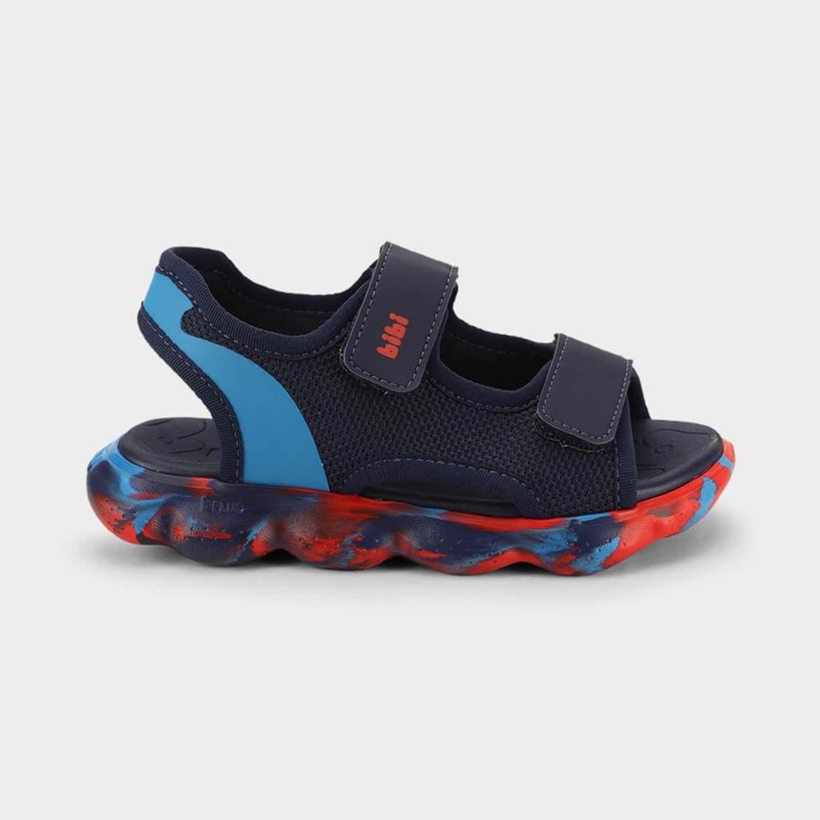 Infantil - Sandália Bibi Sandals Sport Azul e Vermelha 1291010 28