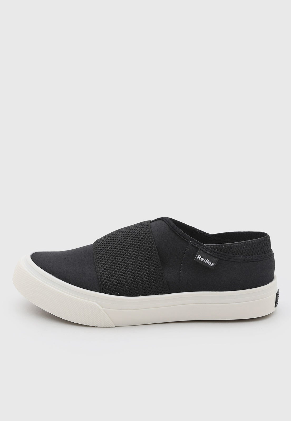 Tênis Masculino Redley Stripe Slip On Preto
