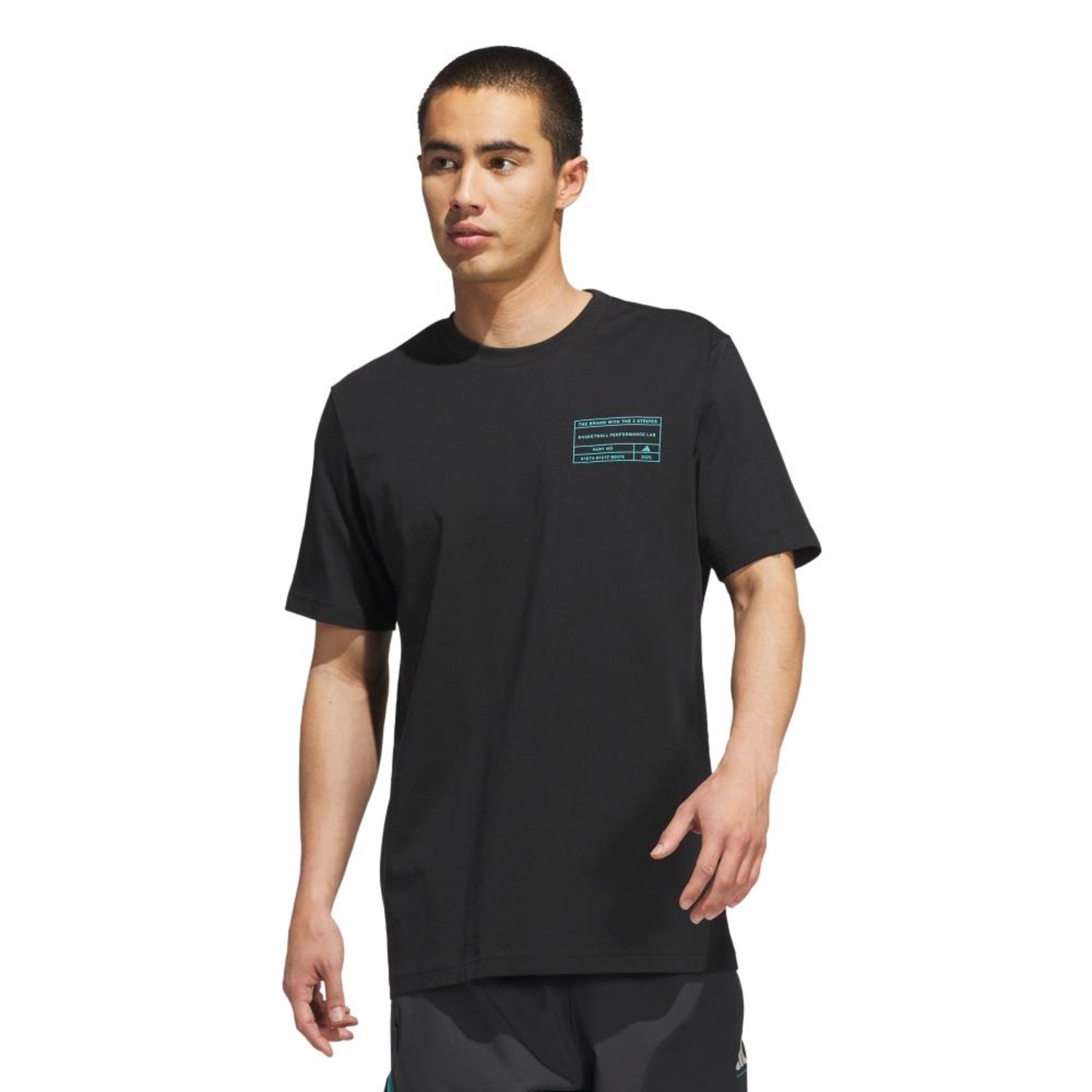 Camiseta Estampada adidas Basquete adidas Performance Preto