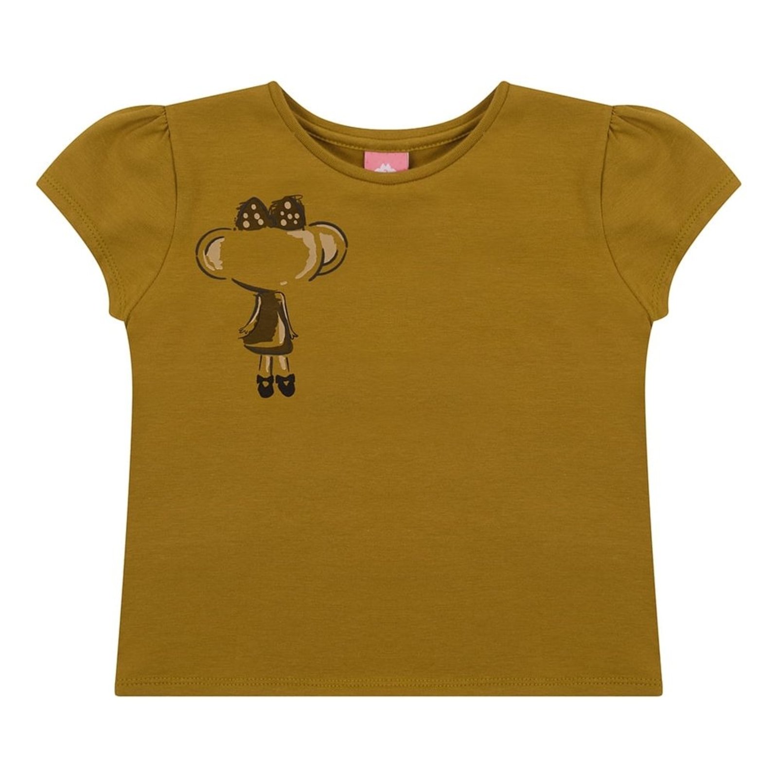 Infantil - Blusa Manga Curta Feminina Lilica Ripilica