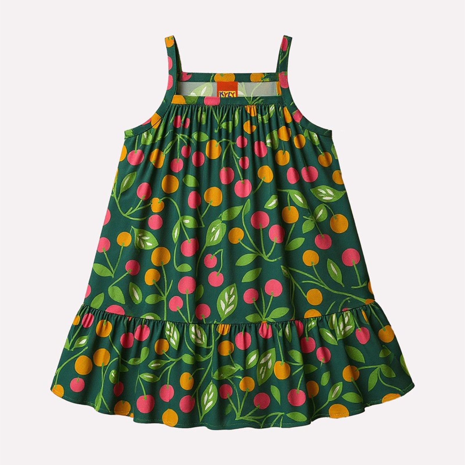 Infantil - Vestido Menina Cerejas Kyly