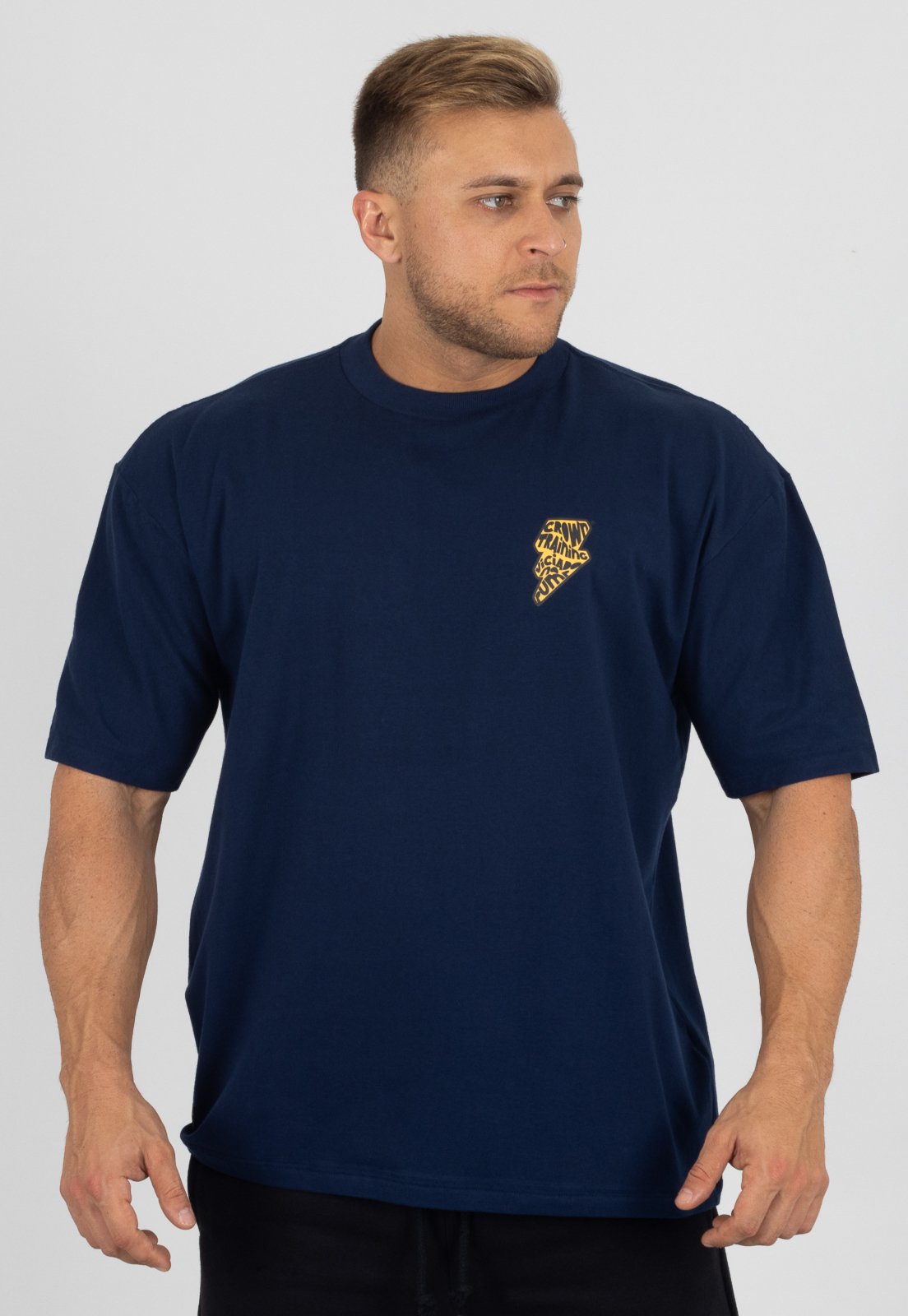 Camiseta Masculina Crown Training Oversized Viciado no Pump
