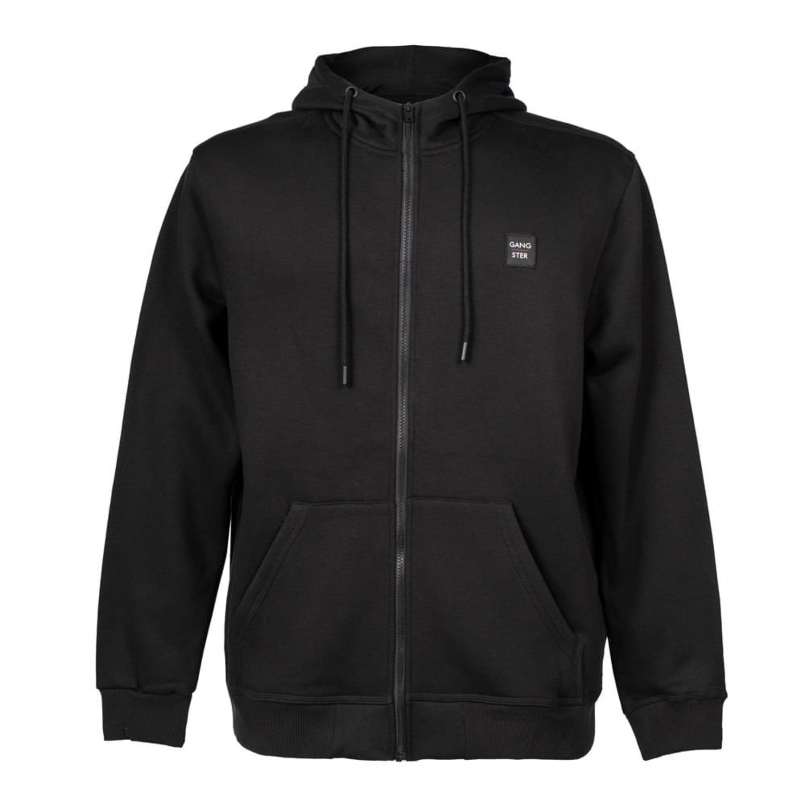 Casaco Masculino Gangster Plus Size Moletom Canguru Preto