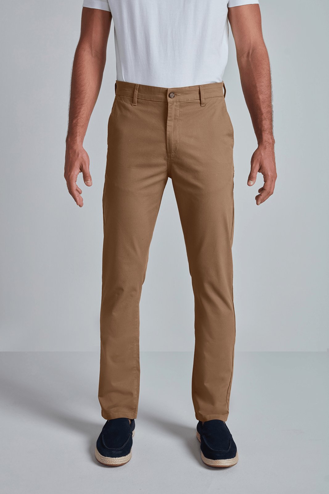 HIGHSTIL Calça Chino Slim Fit – Khaki
