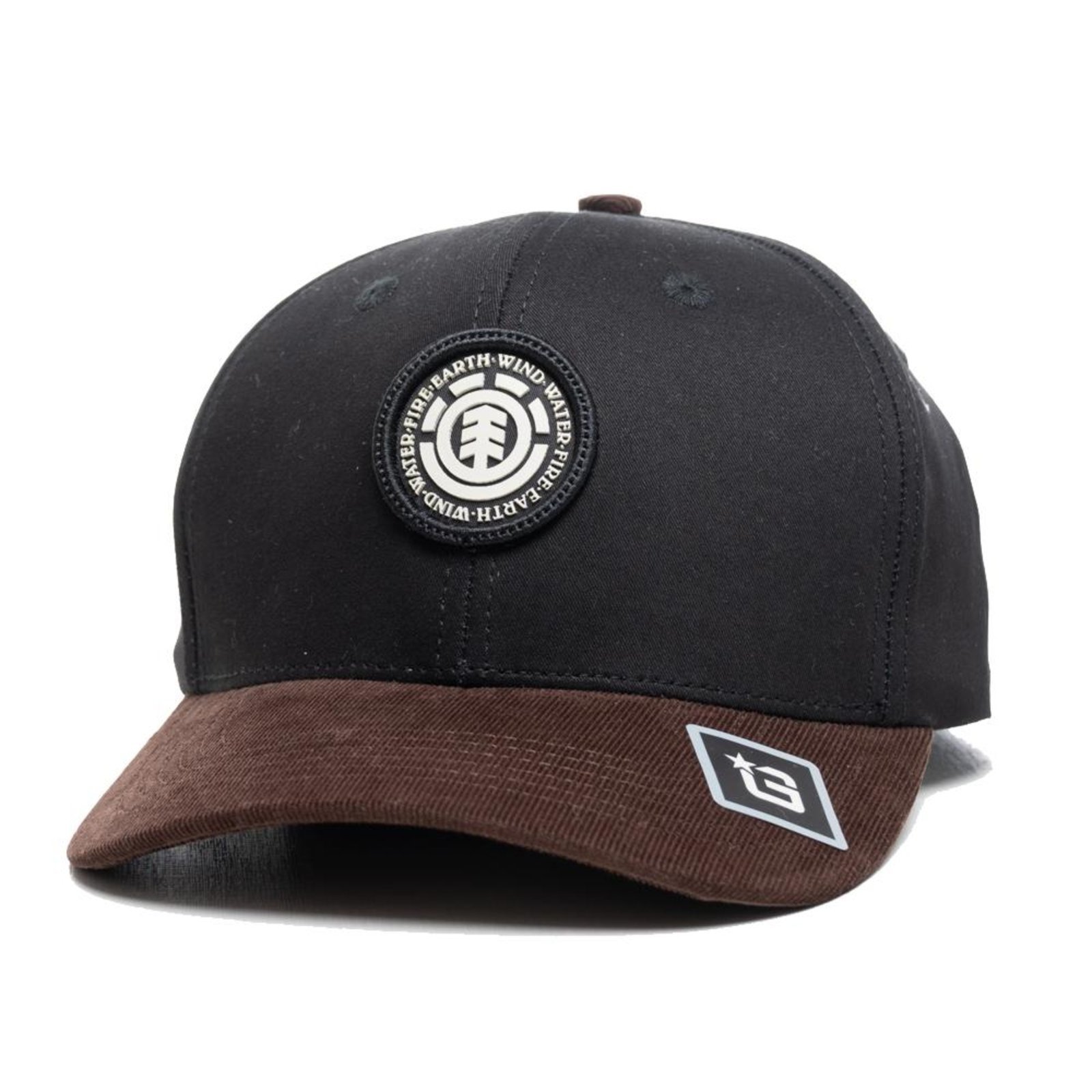 Boné Element Aba Curva Treelogo 2.0 Solid WT25 Preto