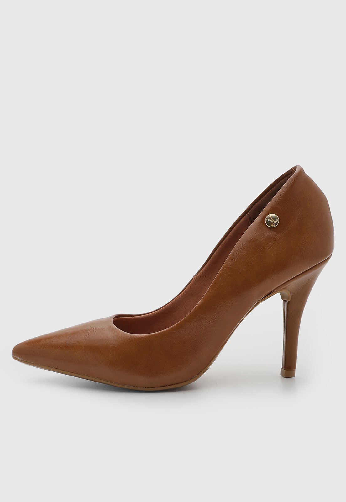 Scarpin Feminino Vizzano Bico Fino Marrom