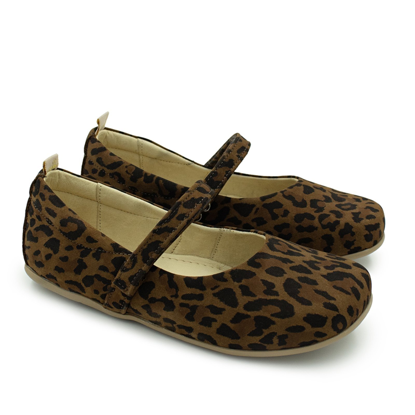 Vista 2 Infantil - Sapatilha Menina Blue Clara Couro Onça Blue Infantis onça blue