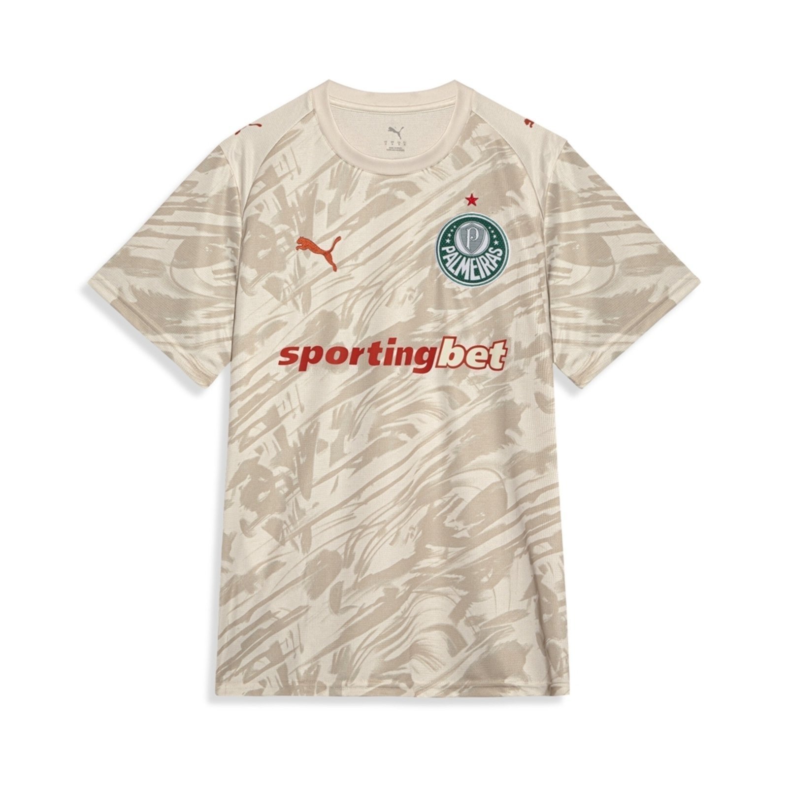 Vista 2 Camisa Goleiro Palmeiras AWAY 2026 Torcedor Puma branco Puma branco