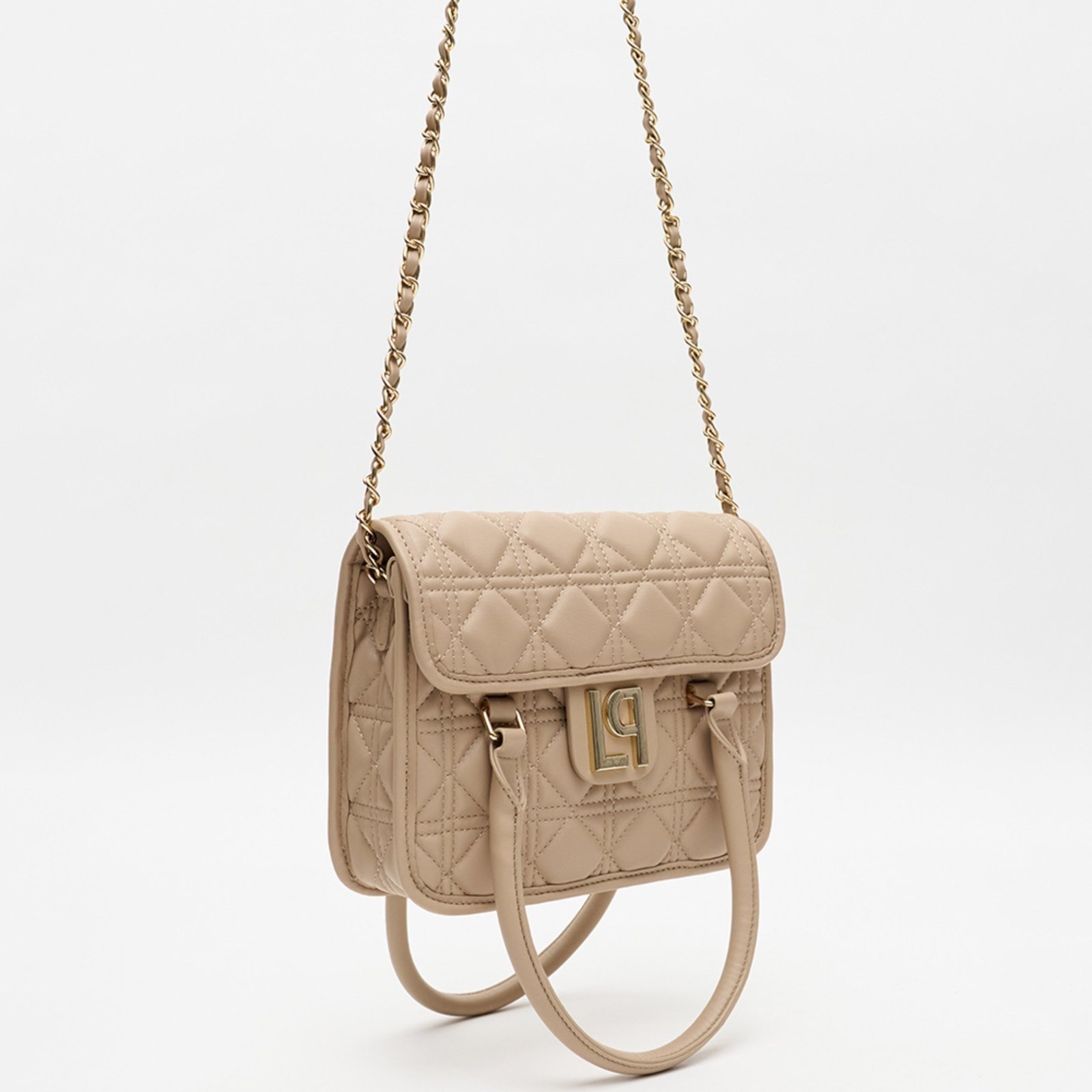 Vista 3 Bolsa Tote Lança Perfume Matelasse Ou26 Feminino bege bege