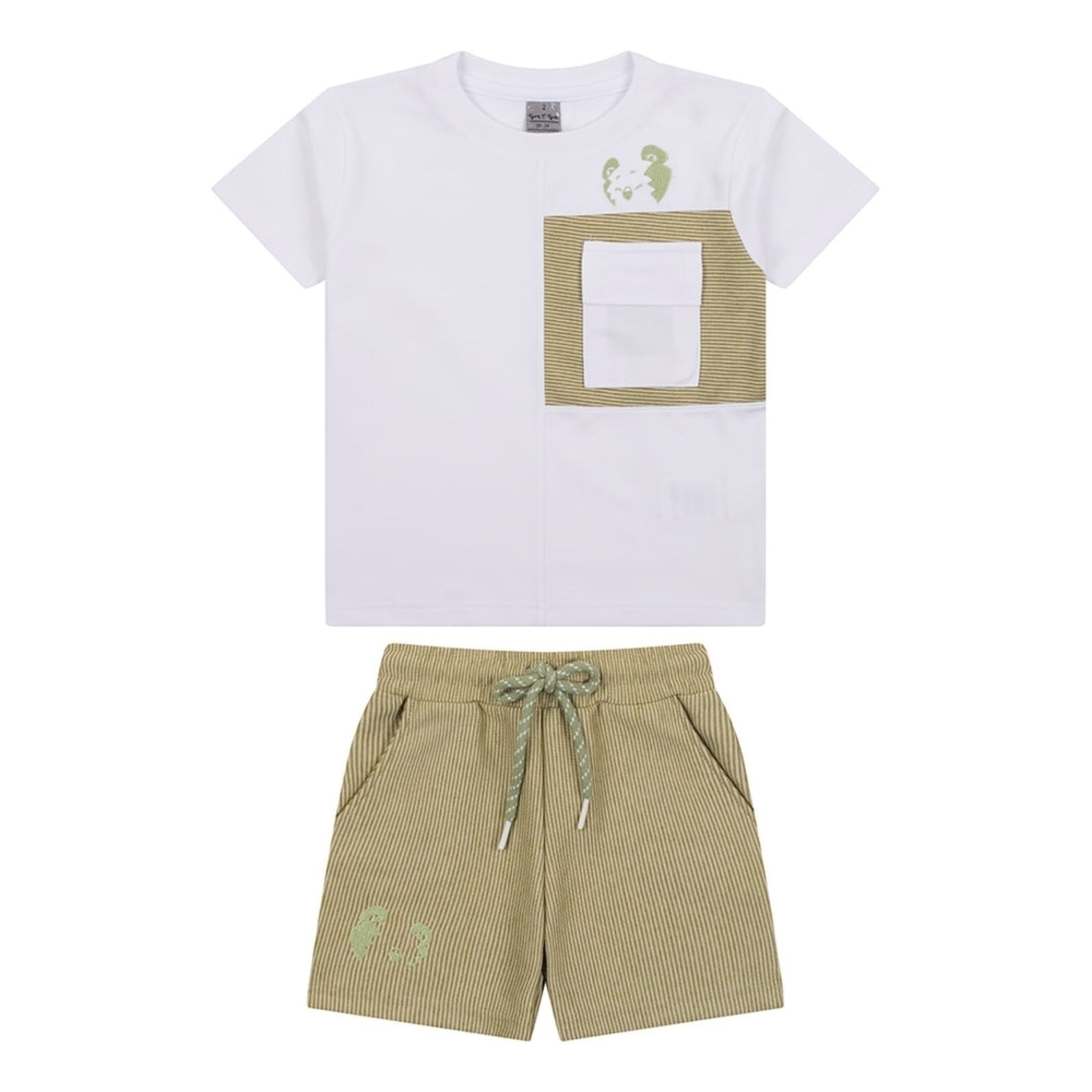 Infantil - Conjunto Curto Masculino Tigor T. Tigre