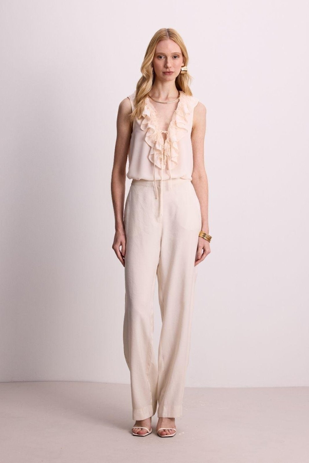 Calça Básica Carlota Costa Branco