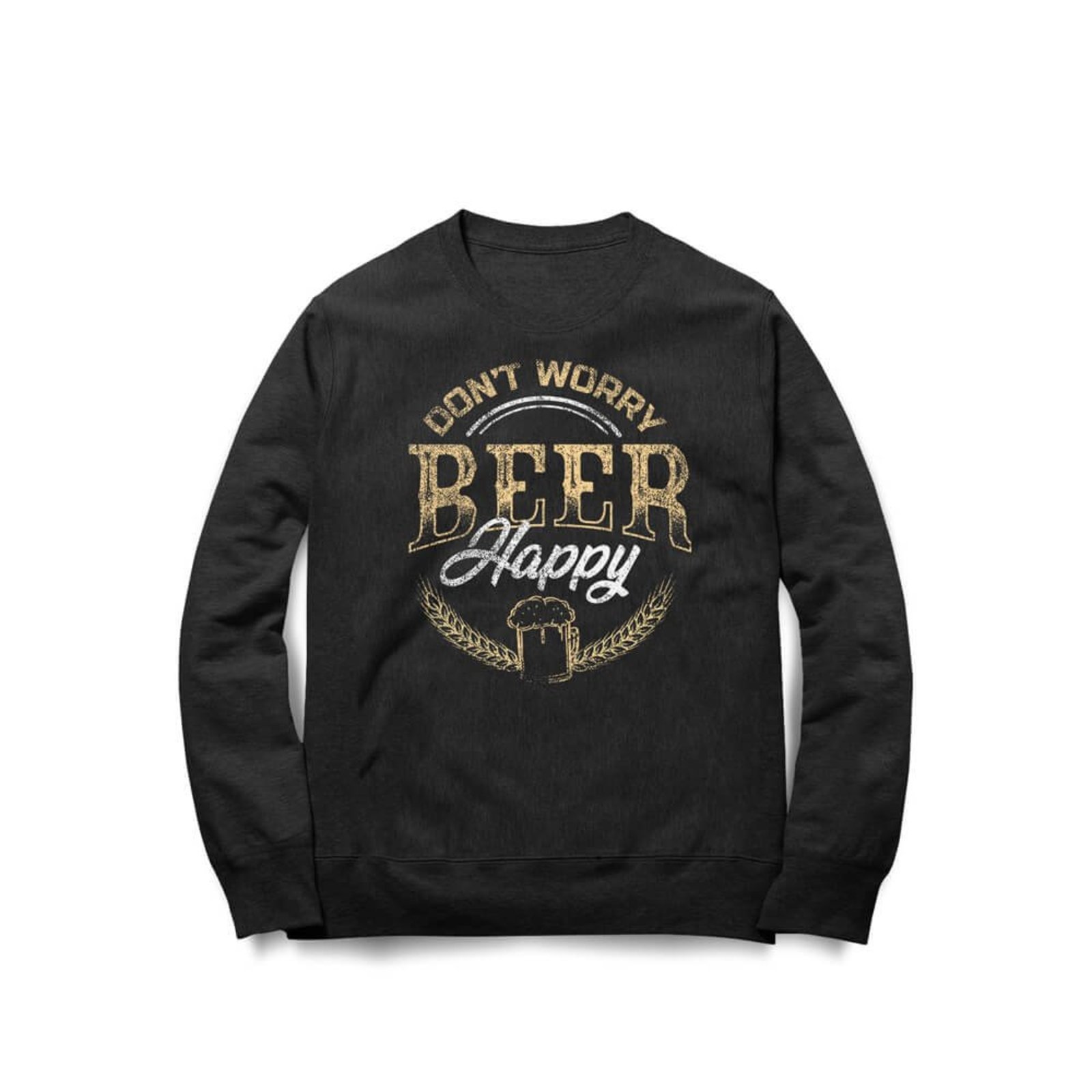 Moletom Beer Happy - Preto - Casual - Studio Geek