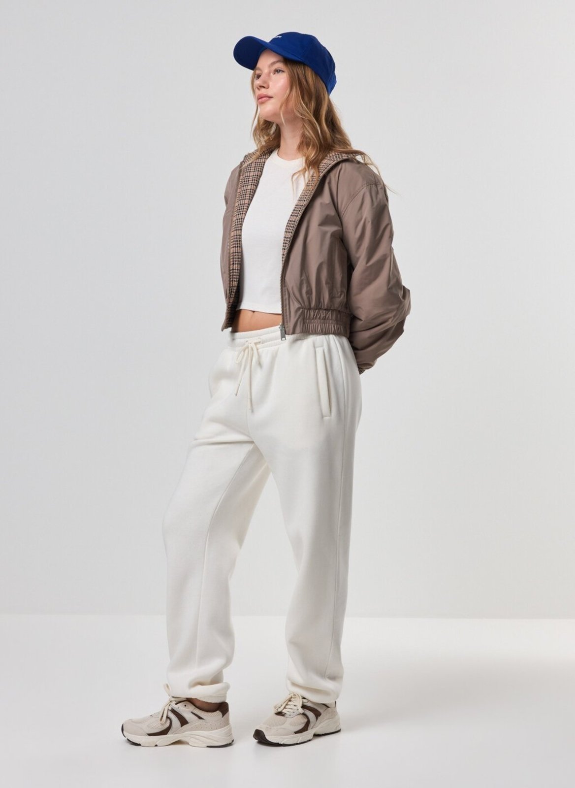 Calça De Moletom Jogger Elástico