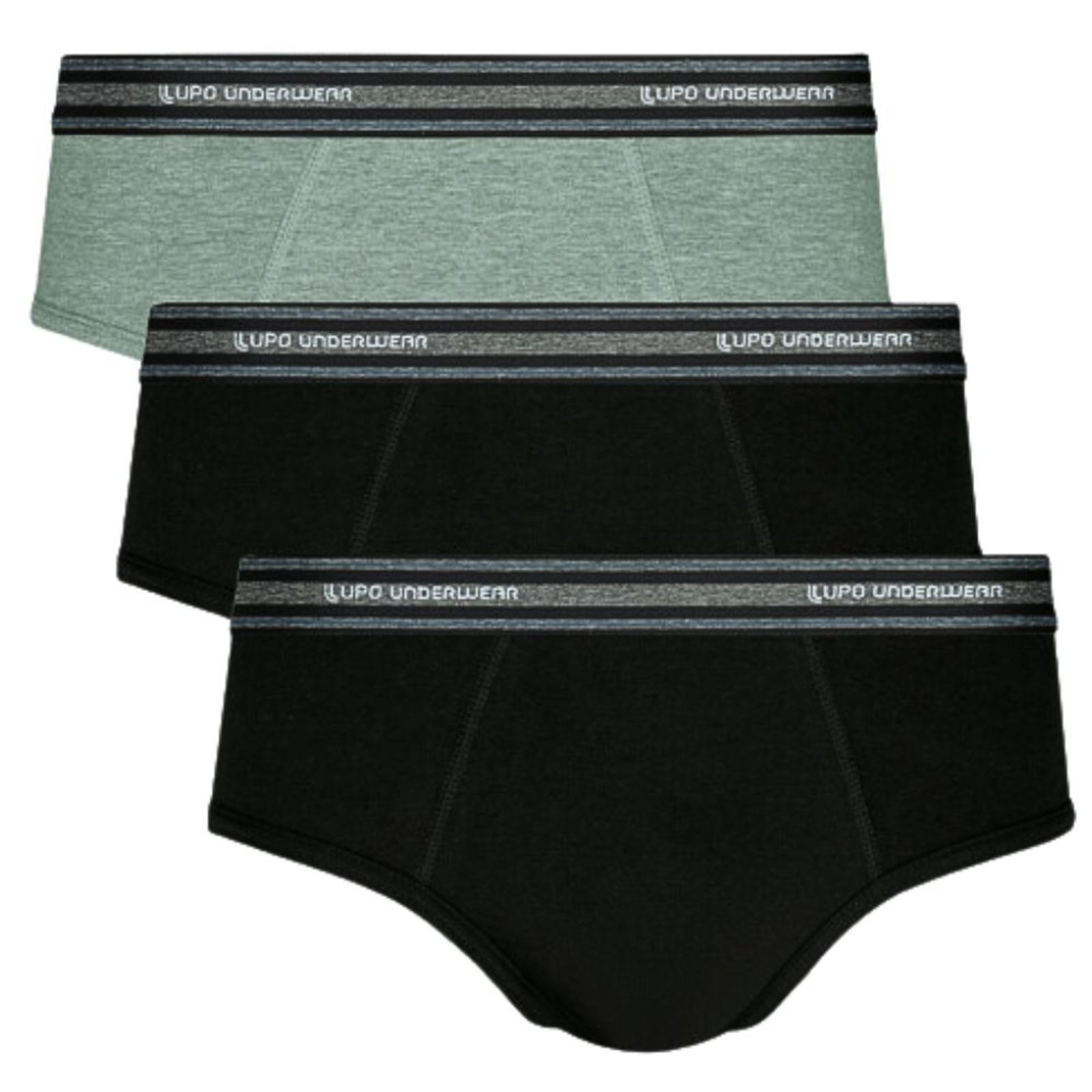 Cueca Lupo Slip Algodão com Elastano 524-089 C/3