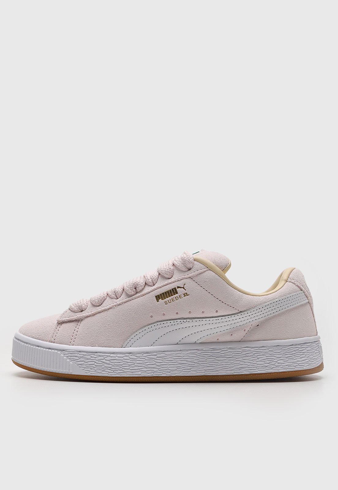 Tênis Feminino Puma Suede XL Rosa Claro