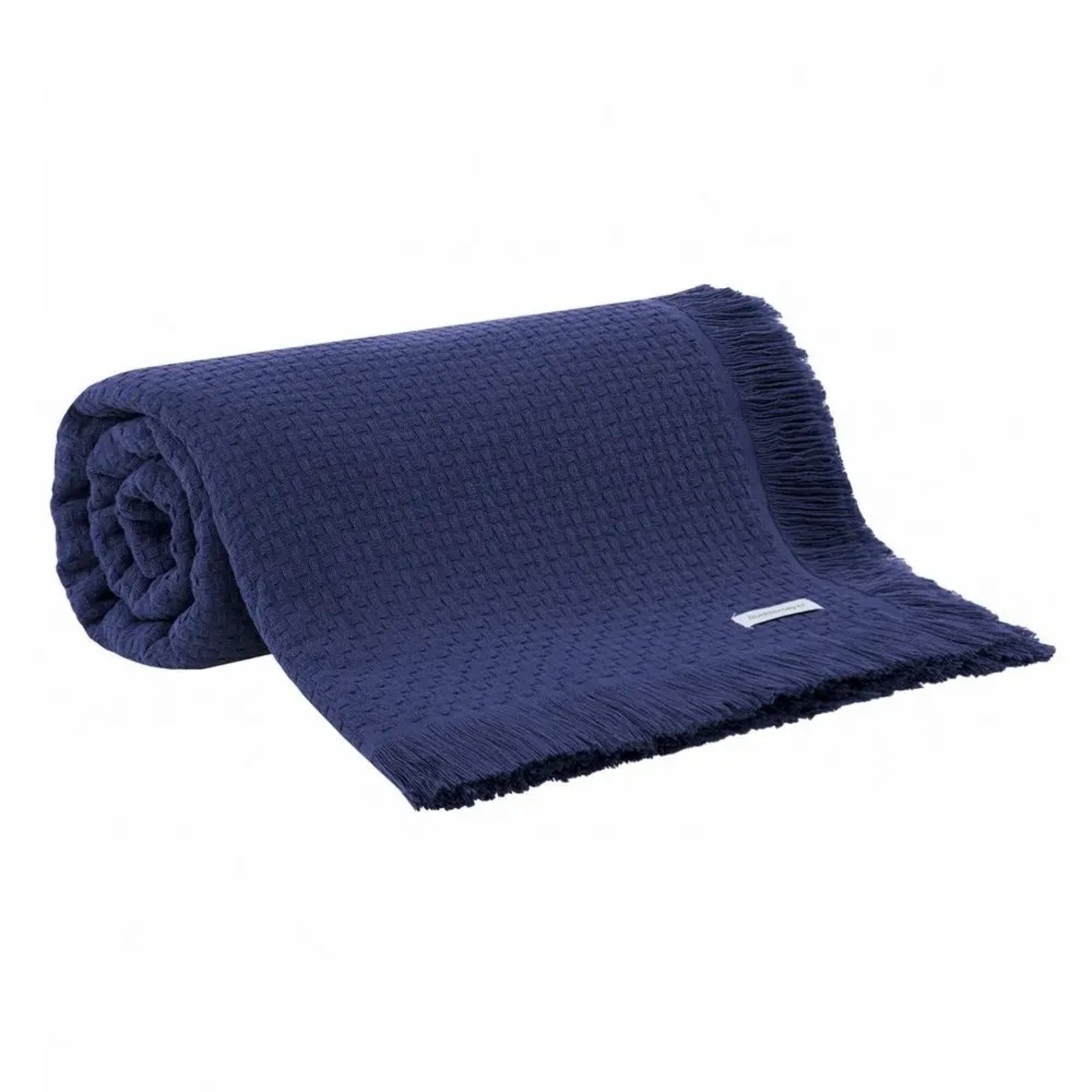 Colcha Manta Casal Buddemeyer In Design Azul Marinho
