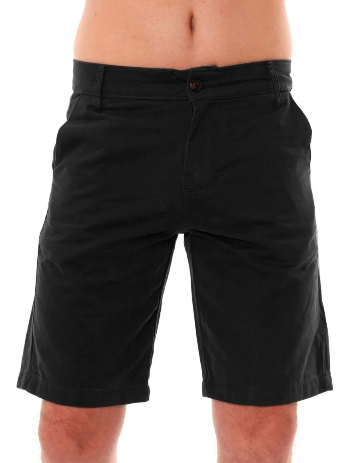 Vista 3 Bermuda Tommy Hilfiger Masculina Sarja Brooklyn Preta preto Tommy Hilfiger preto