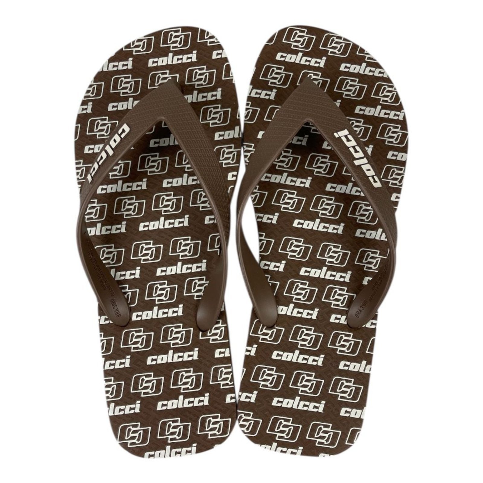 Chinelo Masc Monograma Café