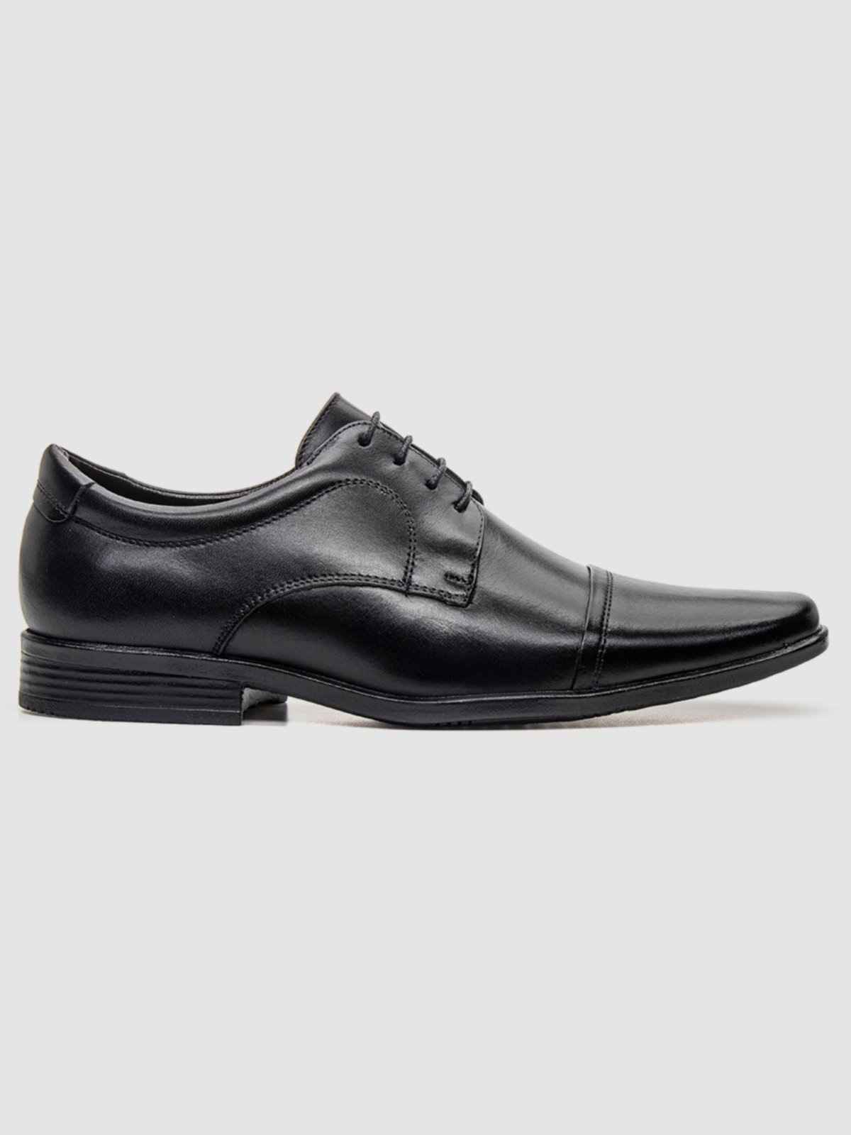 Sapato Masculino Preto de Couro Premium Qualidade Elegância Sofisticação E Estilo Zapattero