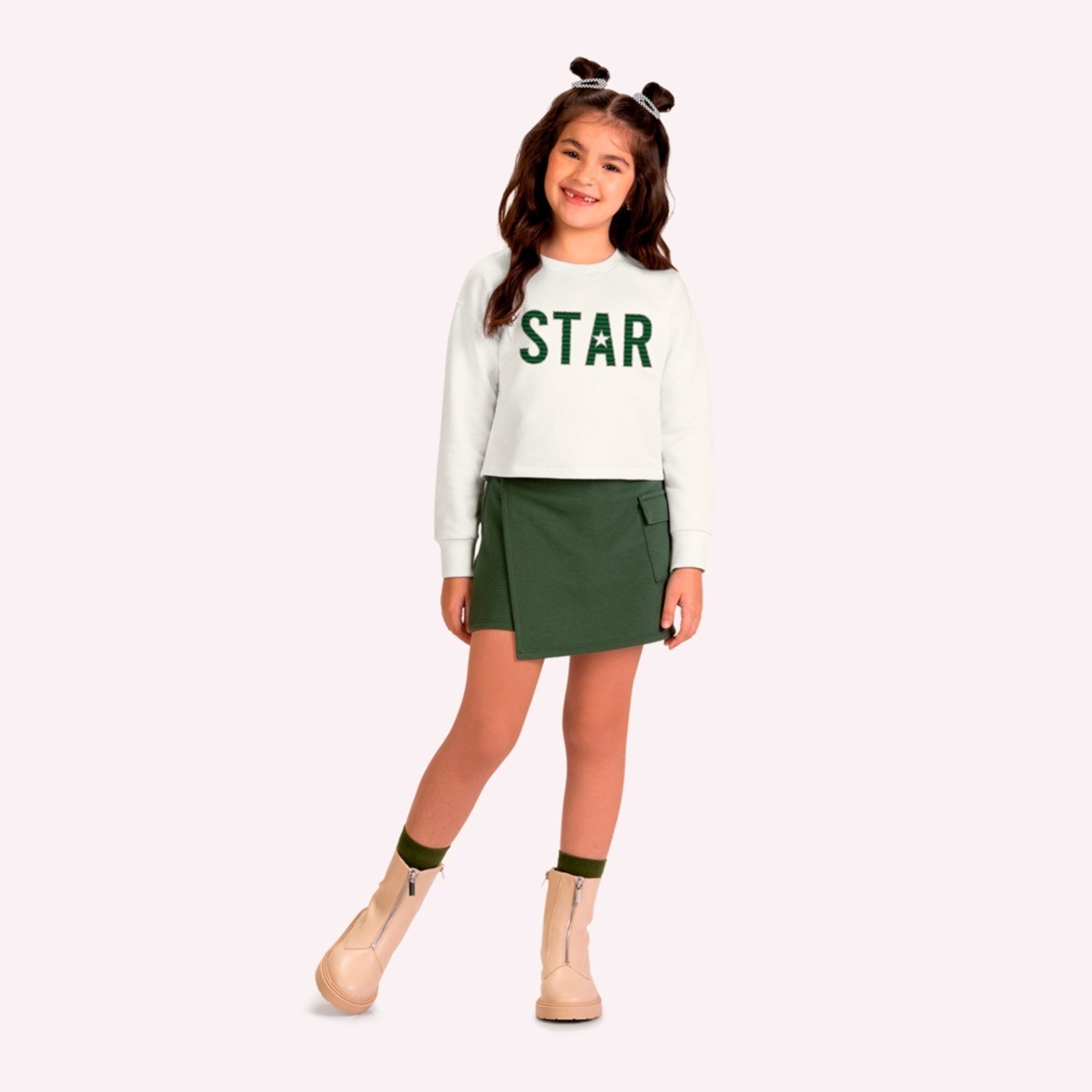 Infantil - Conjunto Menina Bordado Kyly