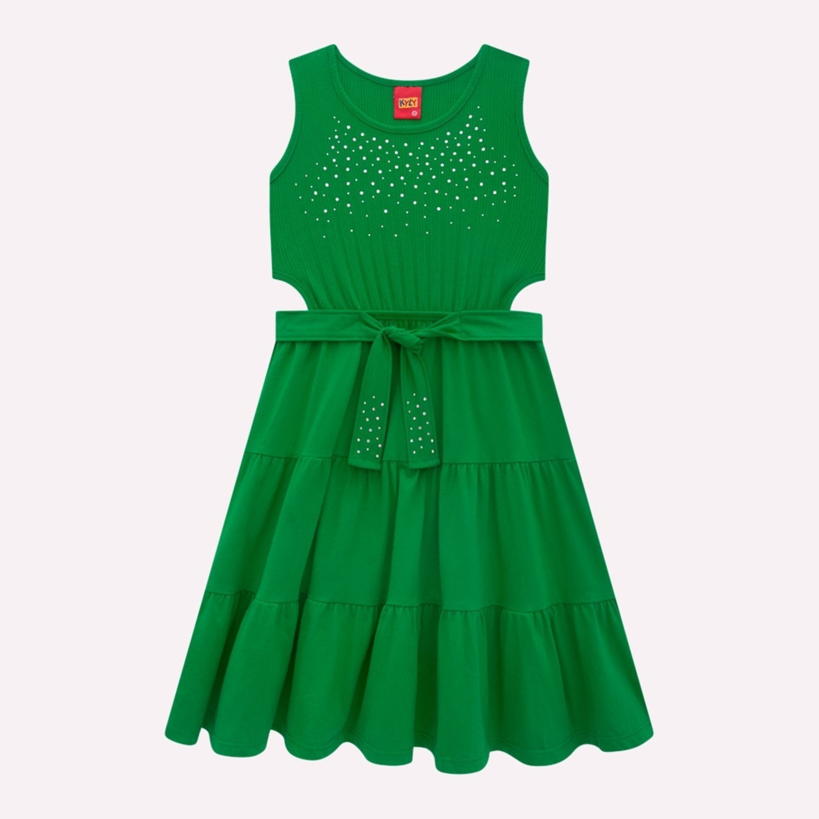 Infantil - Vestido Menina com Strass Kyly