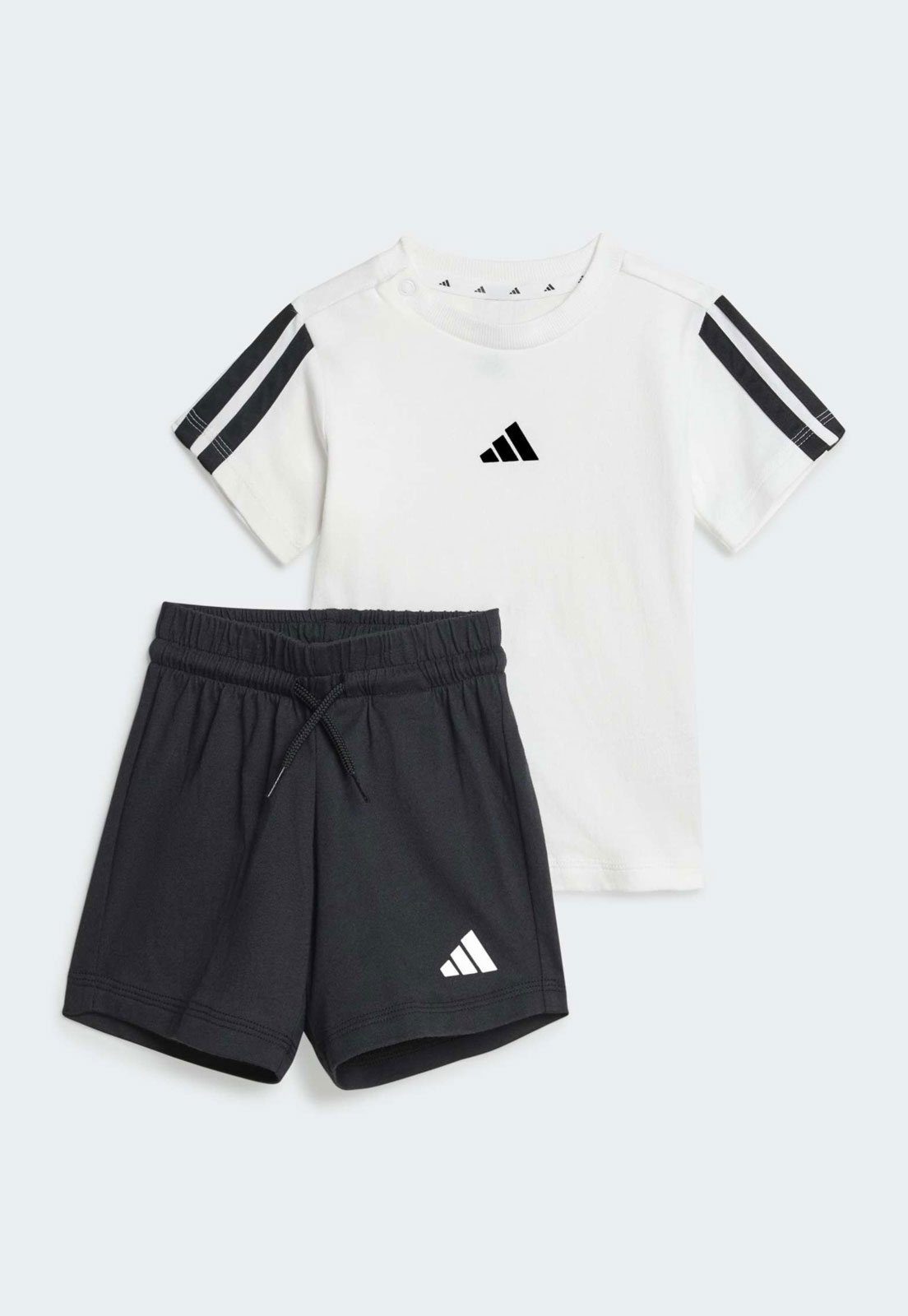 Infantil - Conjunto adidas Sportswear Curto Logo Branco