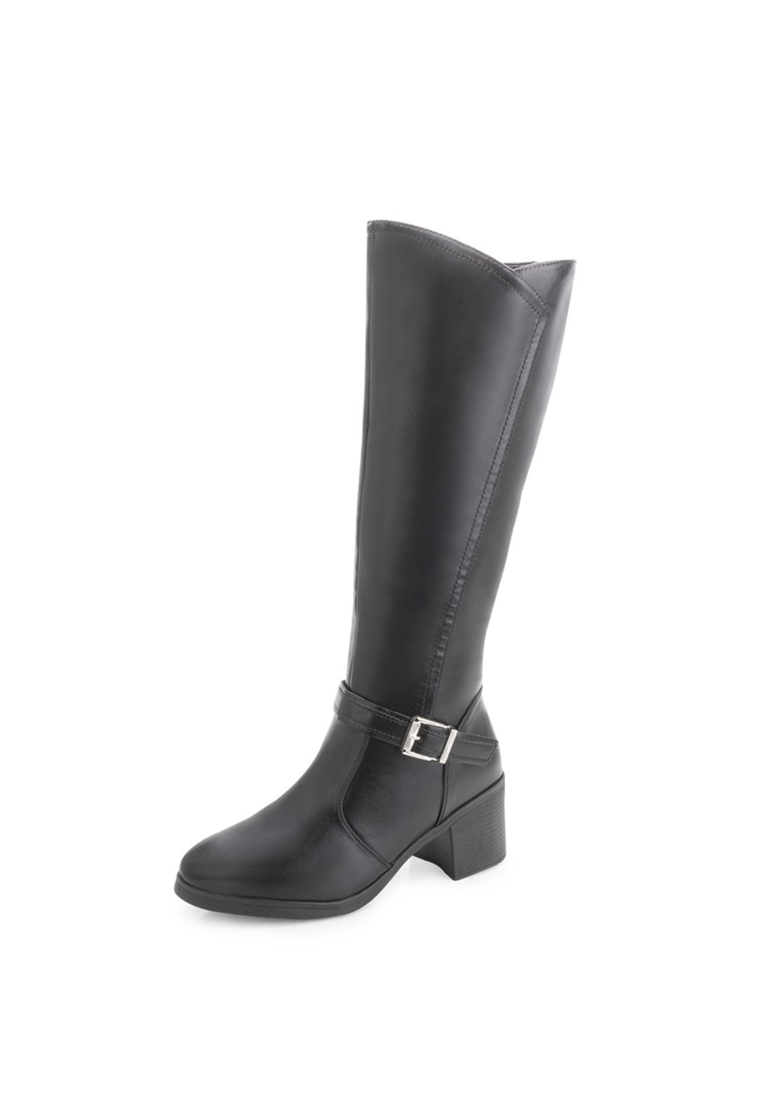 Bota Cano Alto Pink Moon MC24-73205 Preto