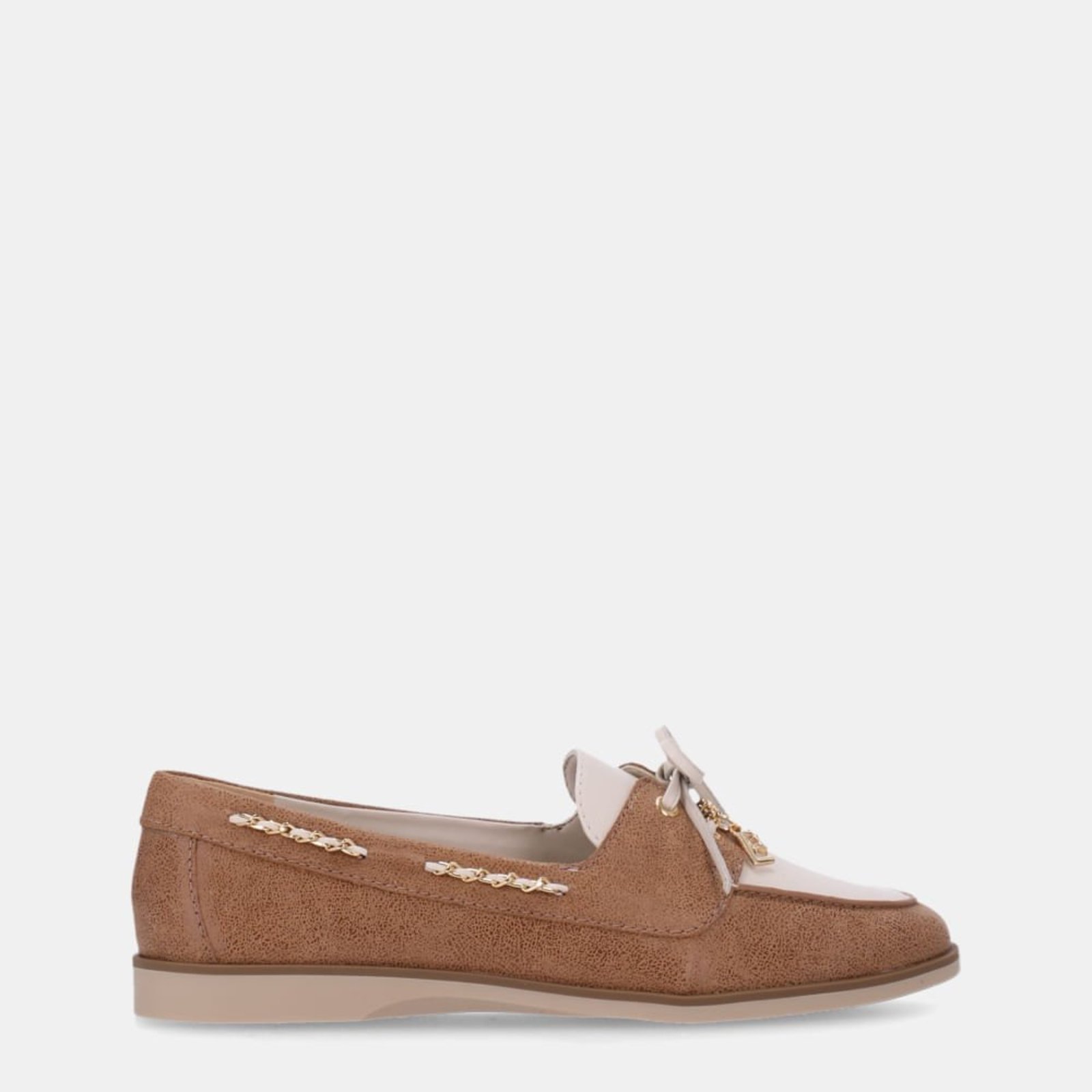 Loafer Arenito Ginger Com Saara Panna - 81120005 Luz da Lua