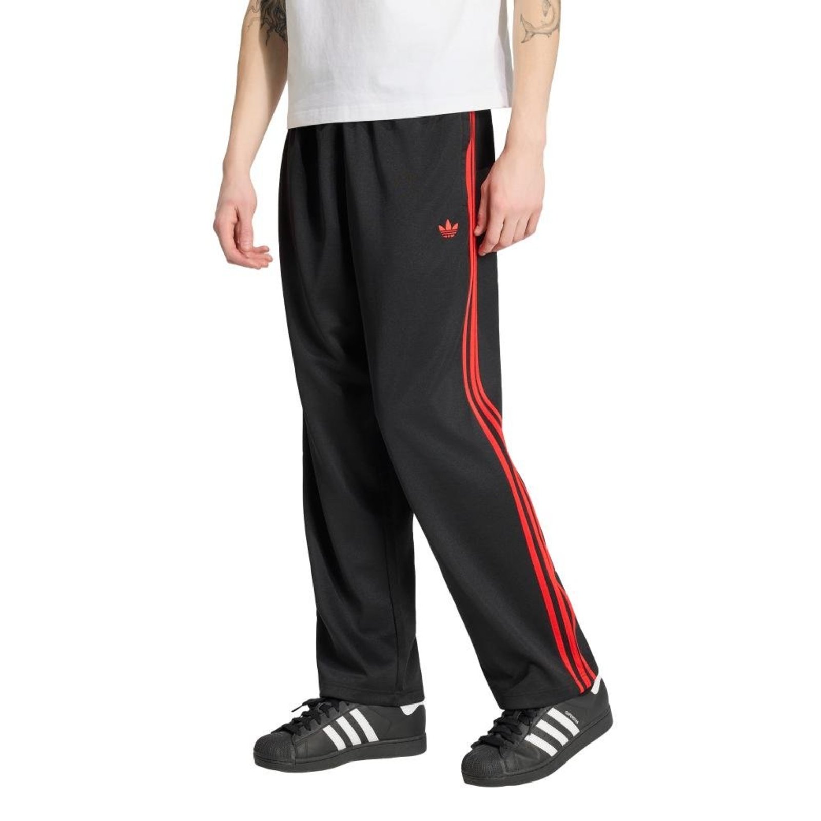 Calça Folgada Adicolor adidas Originals Preto
