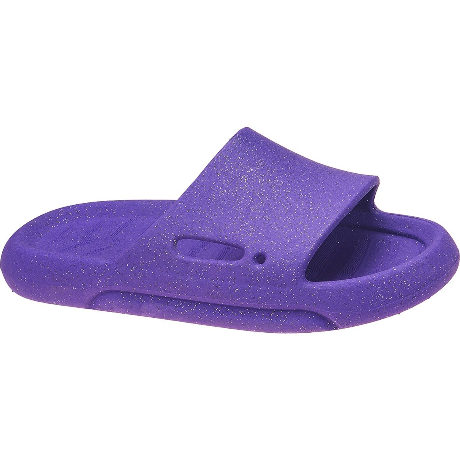 Vista 3 Infantil - Chinelo Nuvem Slide Com Glitter Confortável tep Kidstep roxo Kidstep roxo