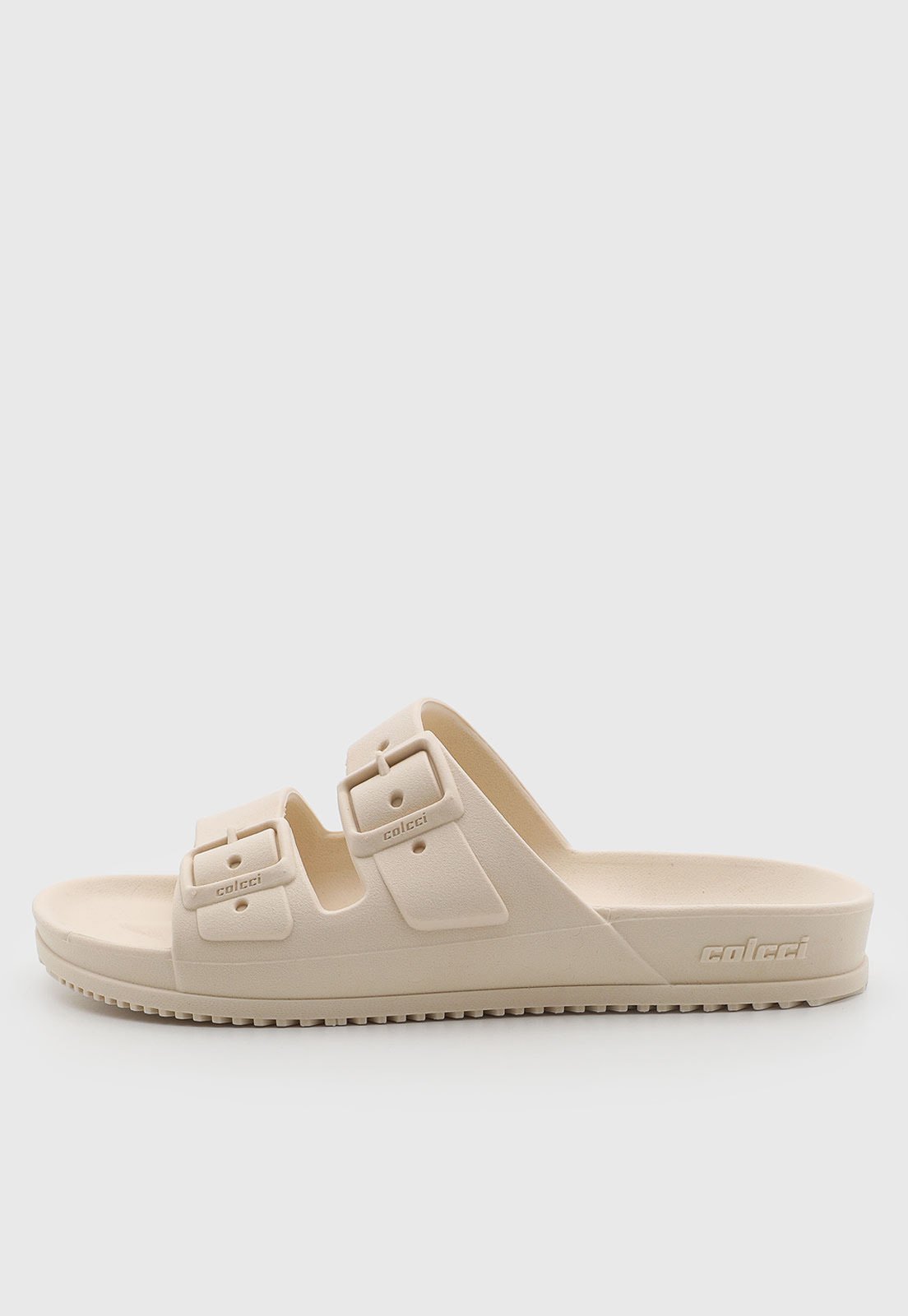 Chinelo Birken Masculino Colcci Tiras Largas Off-White