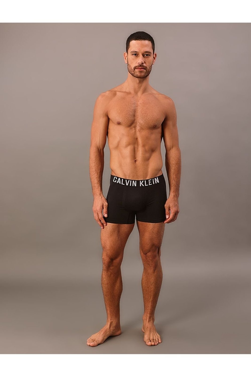 Cueca Trunk Intense Power Seamless Calvin Klein Underwear - Preto Calvin Klein Jeans