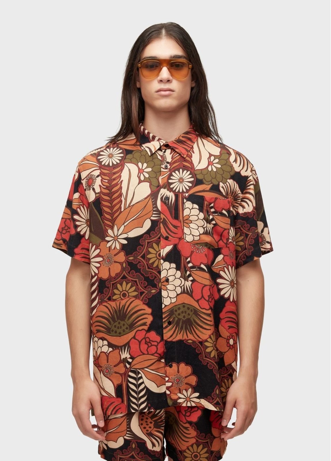 Camisa garden dark OSKLEN