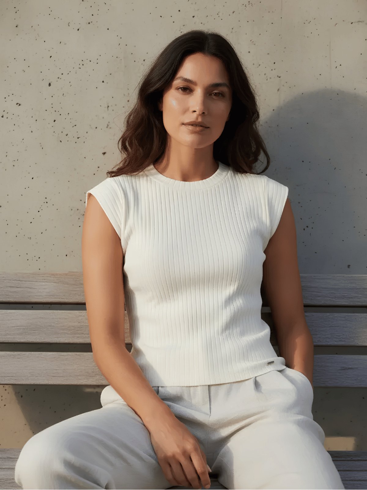 Blusa Regata Feminina Muscle Tee Canelada Lunender