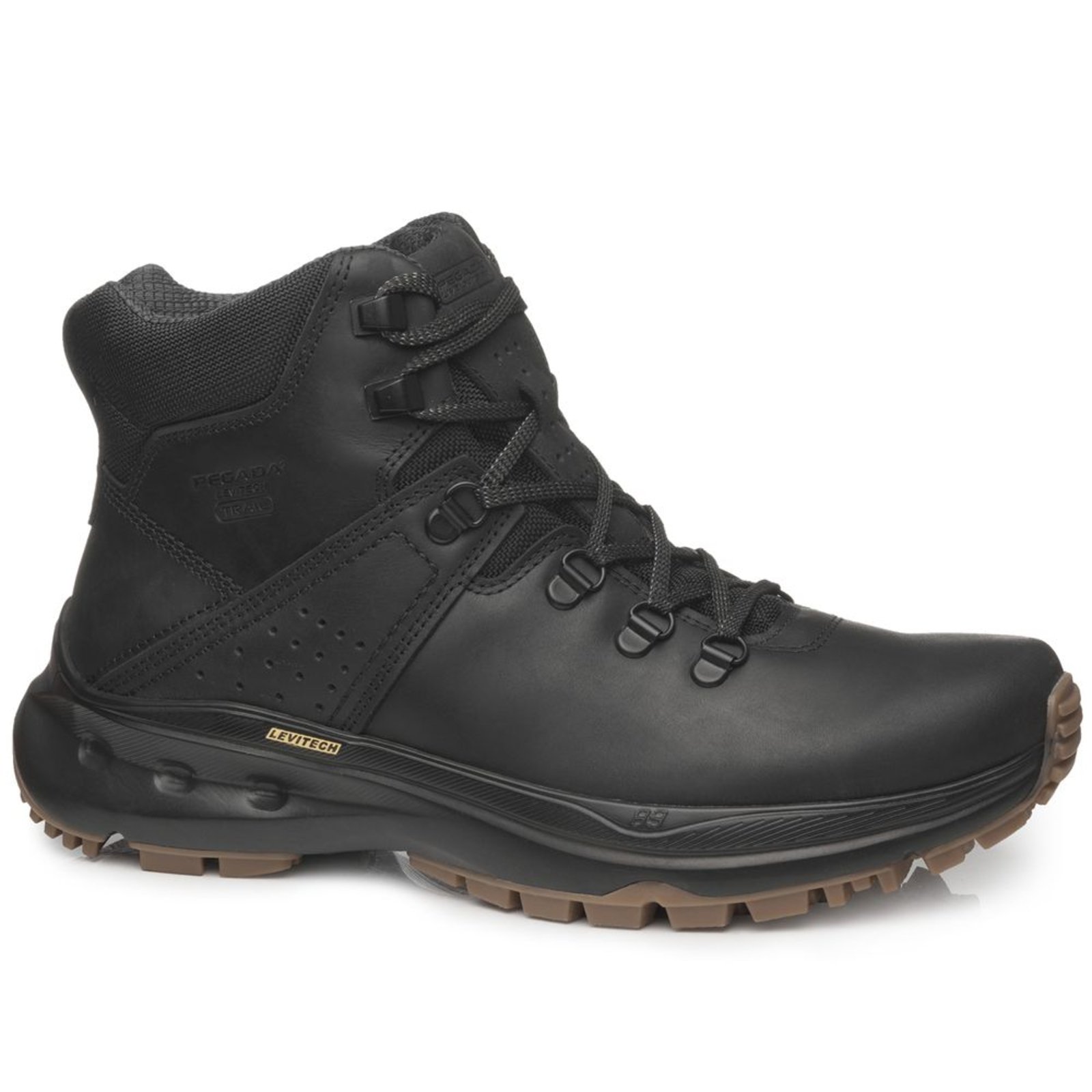 Bota Trekking Pegada Masculina em Couro Preta 150405-05 Bota Trekking Pegada Masculino em Couro Preto 150405-05 39