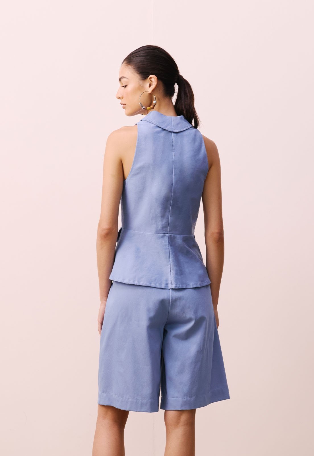 Vista 3 Colete Gola Blazer CaCay azul CaCay azul