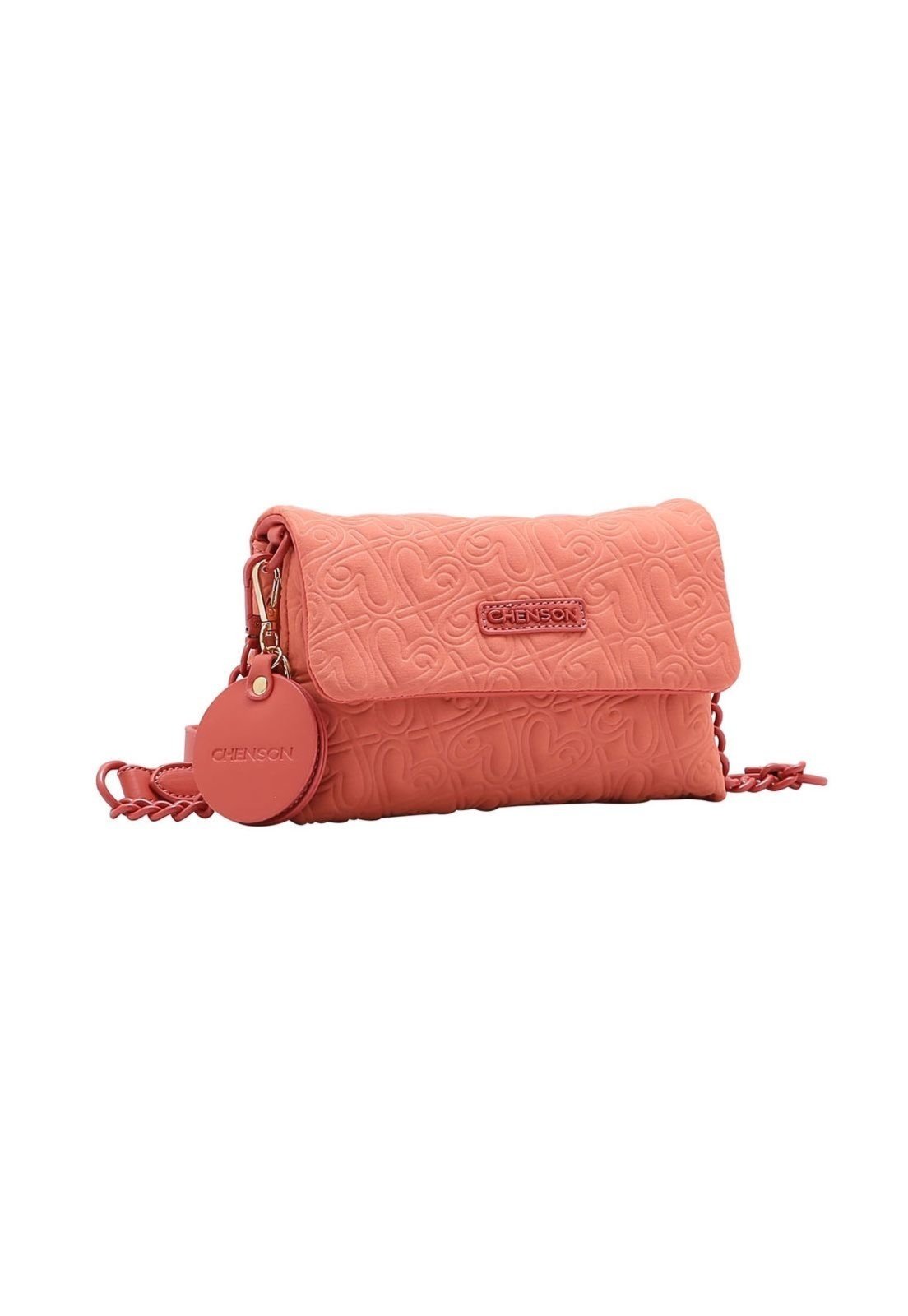 Bolsa Feminina Chenson Heart Cool Coral 3784782