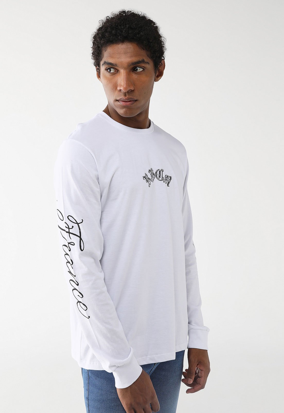 Camiseta RVCA Reta Chefs Kiss Branca