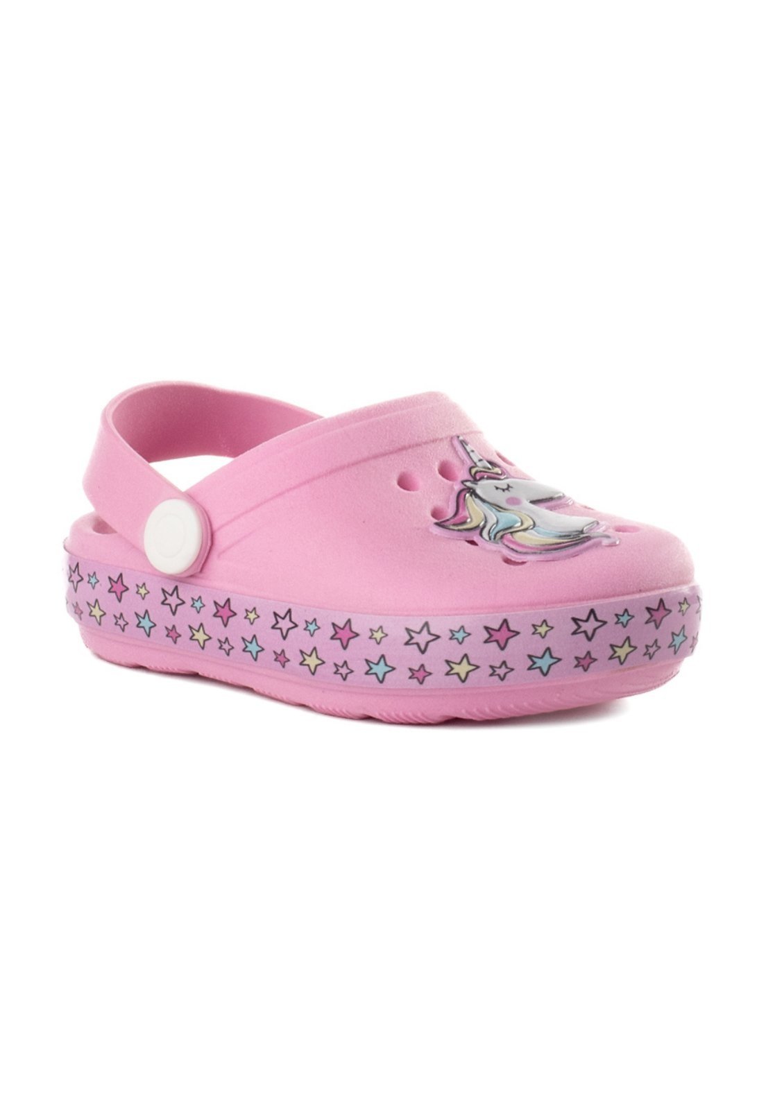 Infantil – Babuche Menina Chinelo Sandália Funfy Leve 3124A Rosa claro