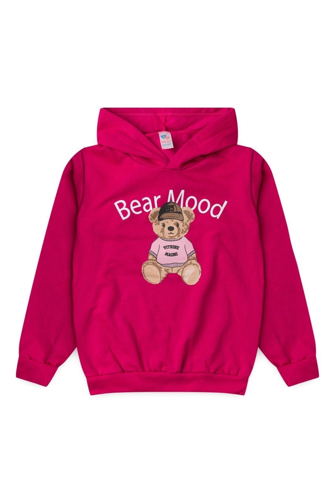Infantil - Blusa Moletom Juvenil Menina c/ Capuz Bear Mood