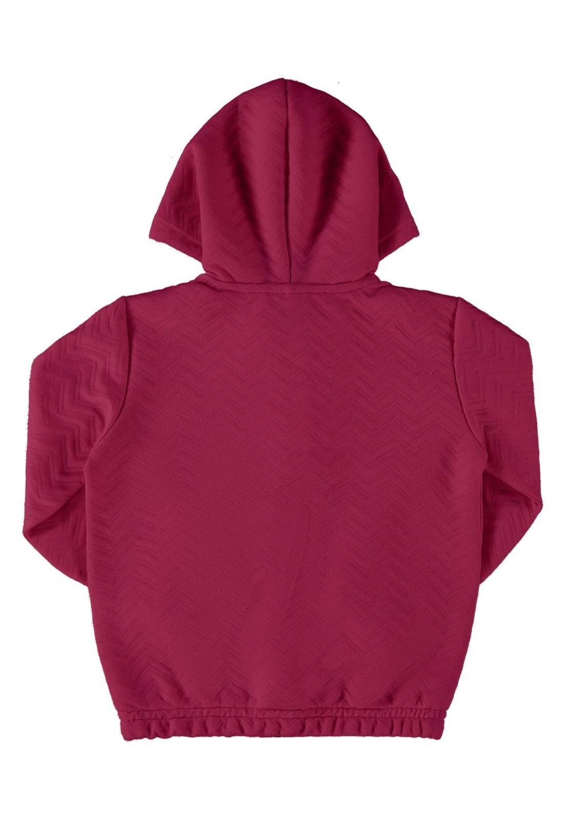 Vista 3 Infantil - Jaqueta em Matelassê para Menina Guloseima vermelho GULOSEIMA vermelho